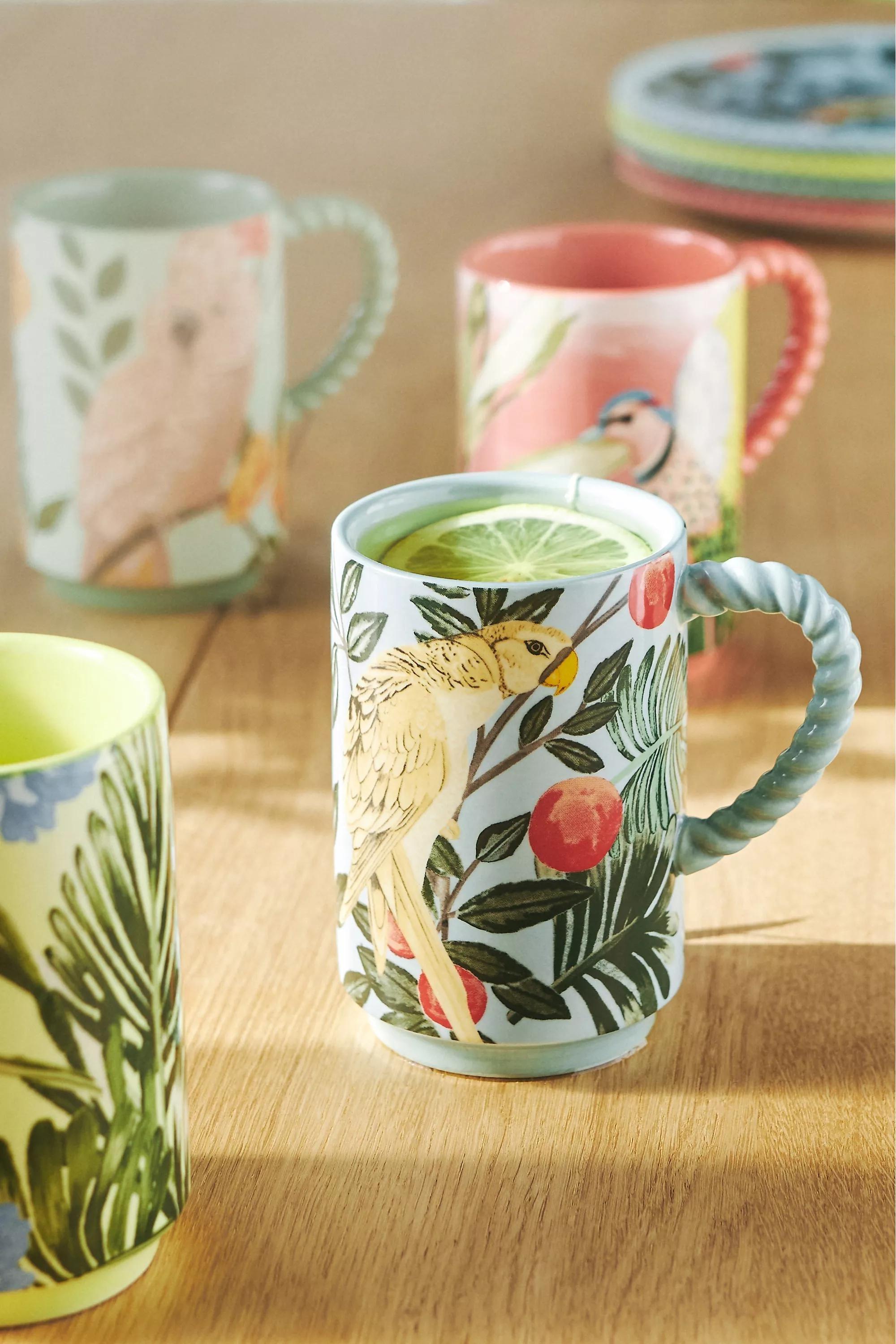 Wedgewood Pluma Mug, Blue, A501_0097, large image number 1