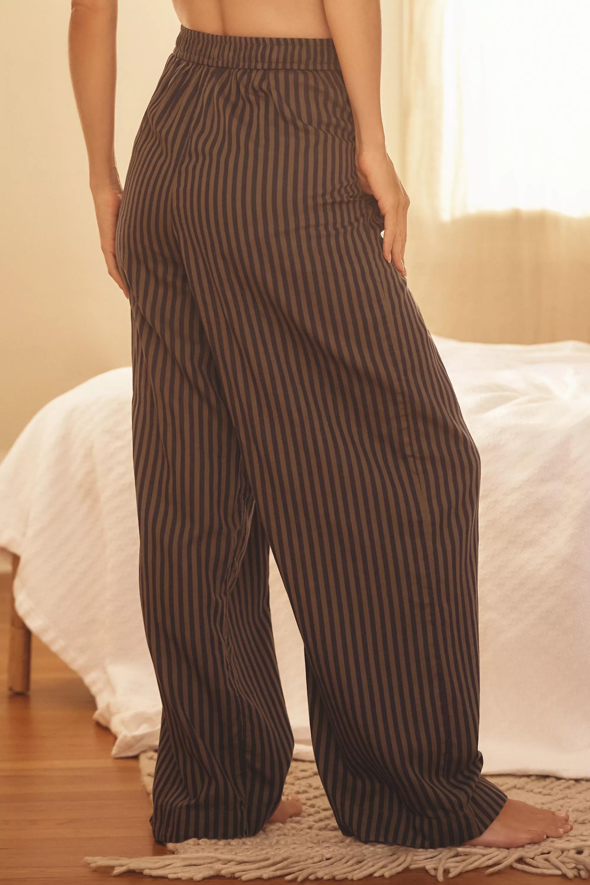 Anthropologie Striped Trousers, Green, , large image number 3