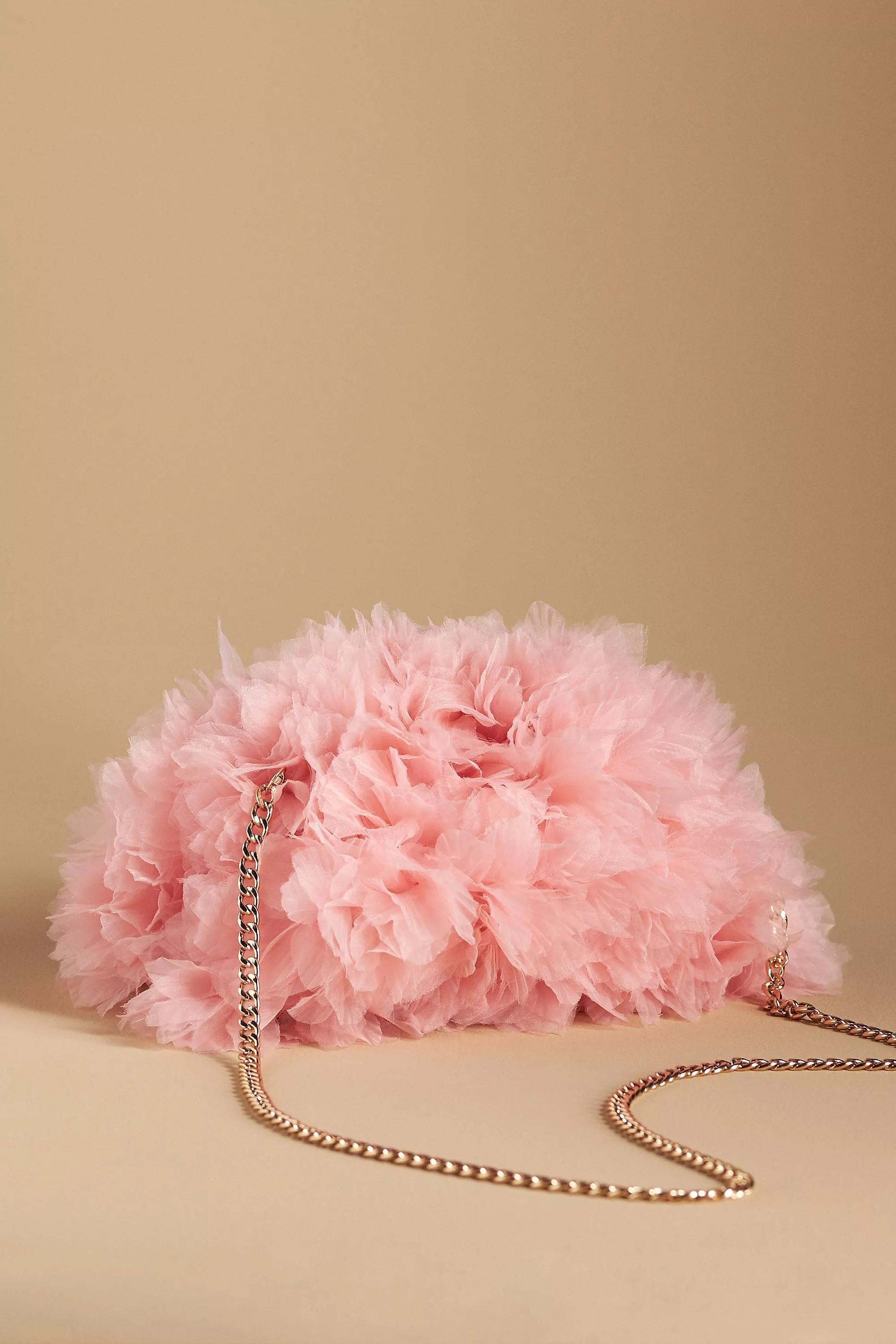 Anthropologie - The Frankie Mini Clutch Bag: Pop Floral Edition, Pink