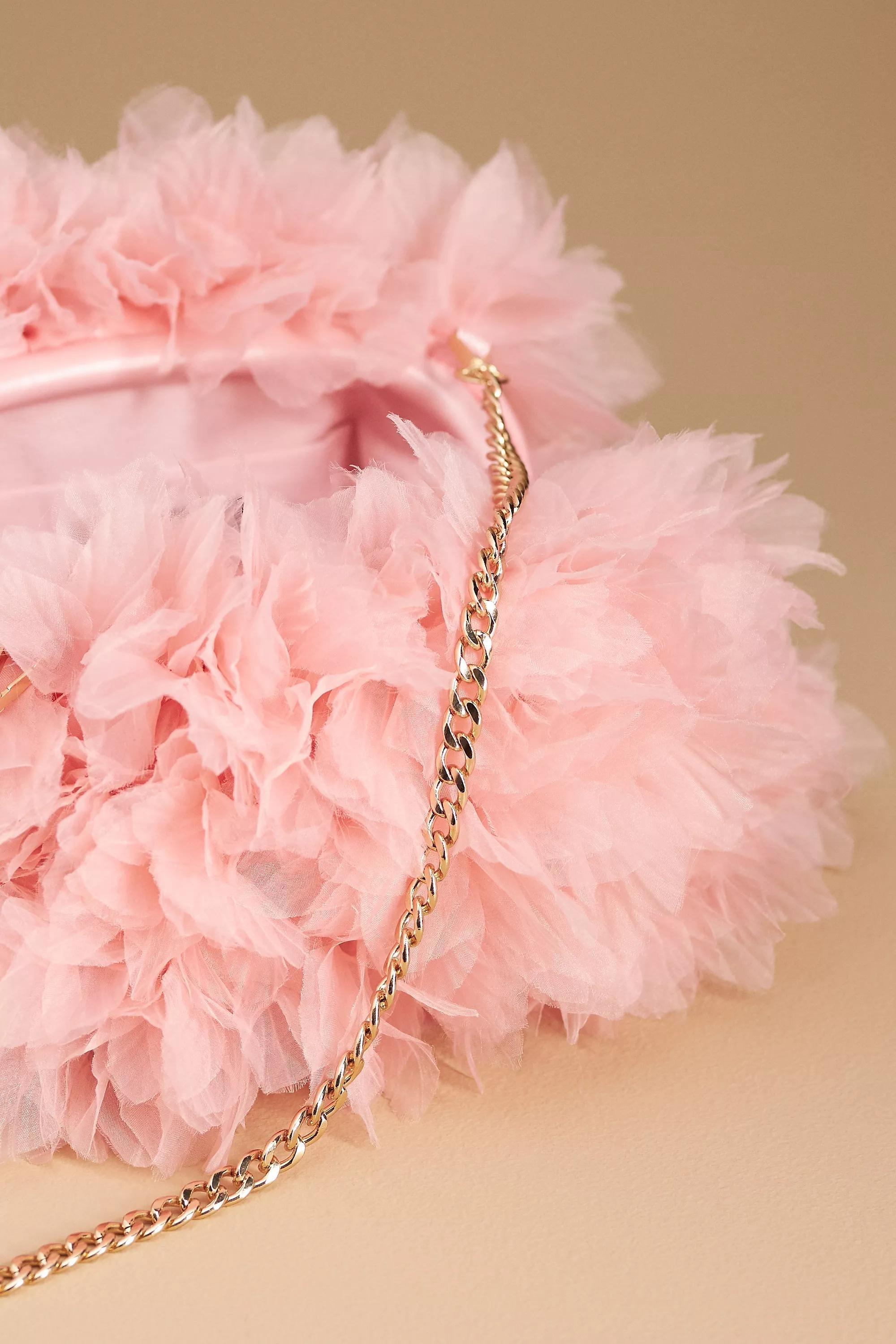 The Frankie Mini Clutch Bag: Pop Floral Edition, Pink, A501_0066, large image number 2