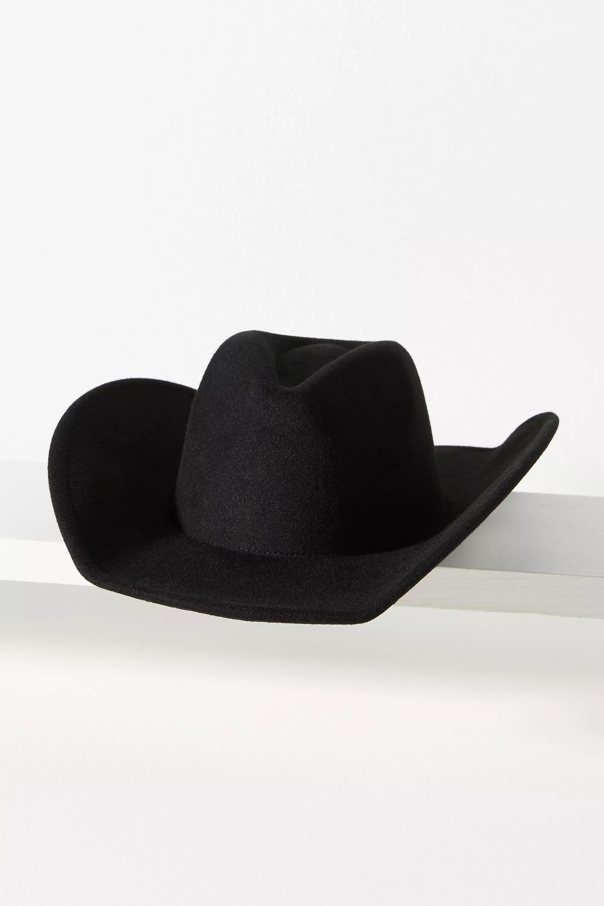 Studded-Brim Rancher Hat, Black, A501_0001, large image number 1