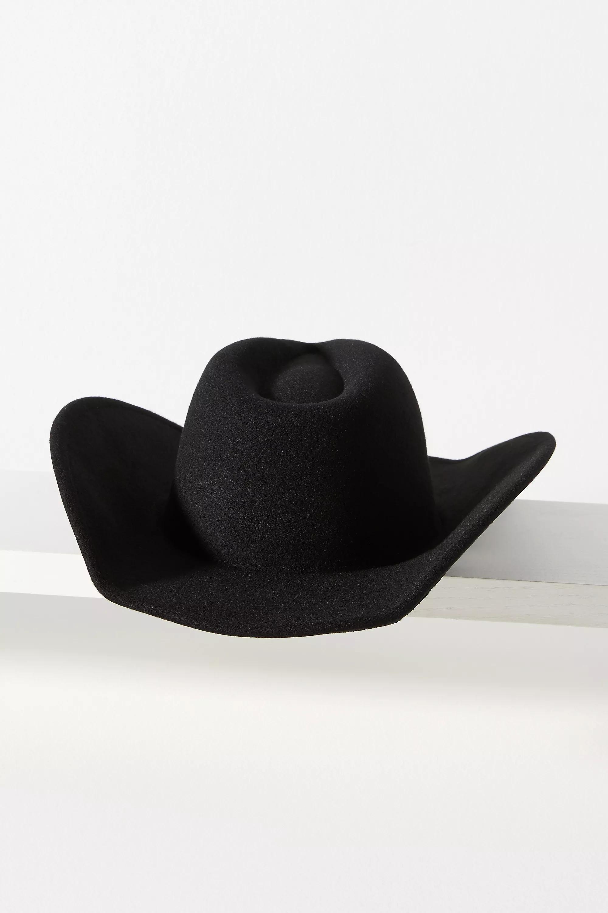 Studded-Brim Rancher Hat, Black, A501_0001, large image number 2