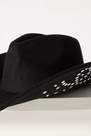 Anthropologie - Studded-Brim Rancher Hat, Black