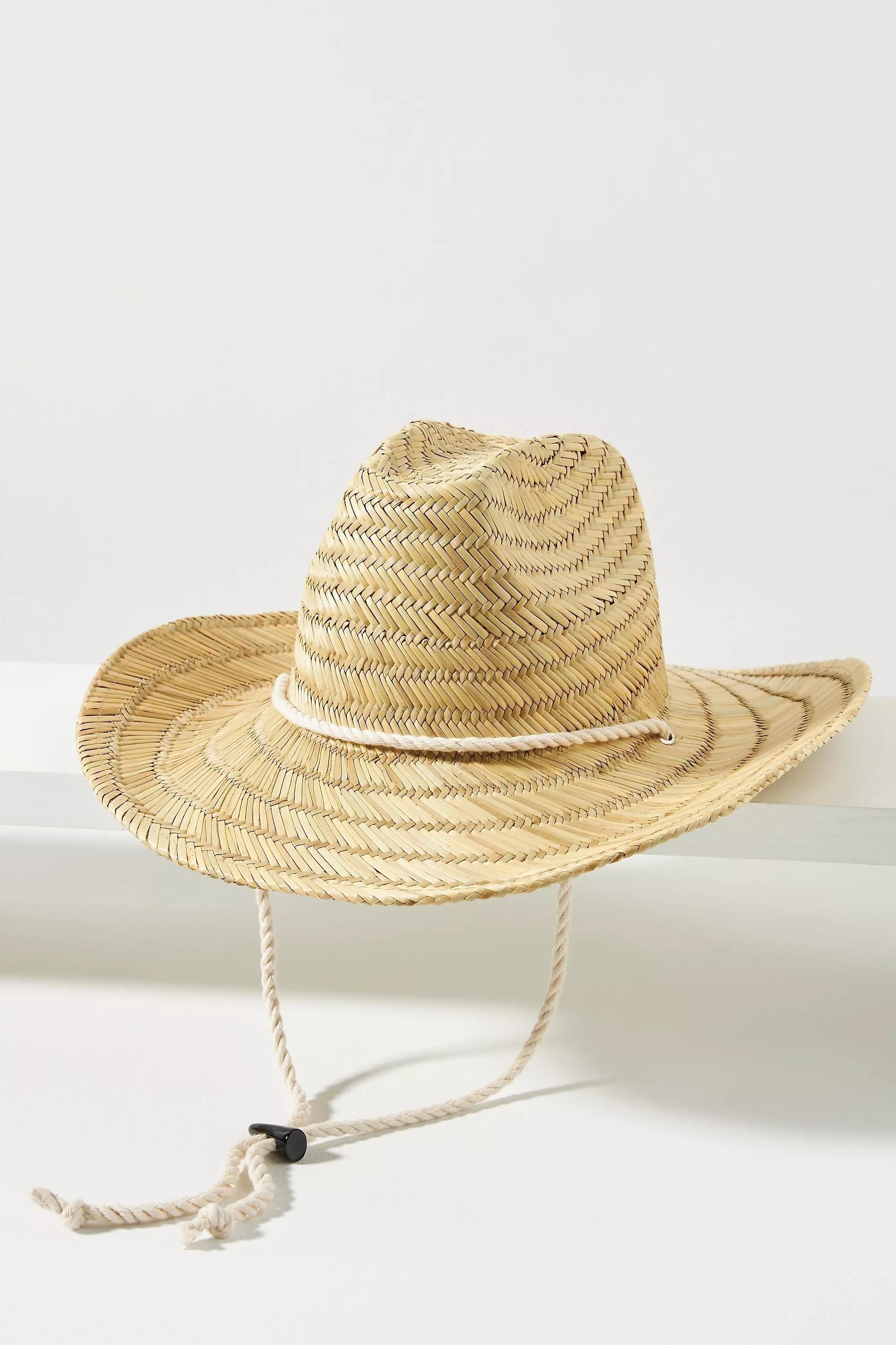 Wyeth Straw Cord Lifeguard Rancher Hat, Beige, A501_0111, large image number 0