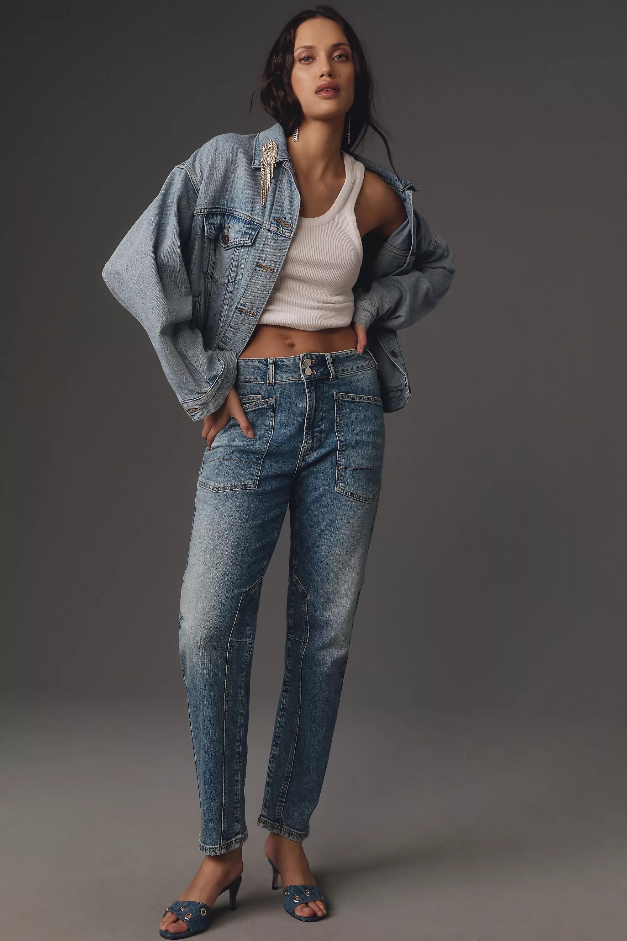 Anthropologie ed Denim Ankle-Length, Blue, , large image number 0