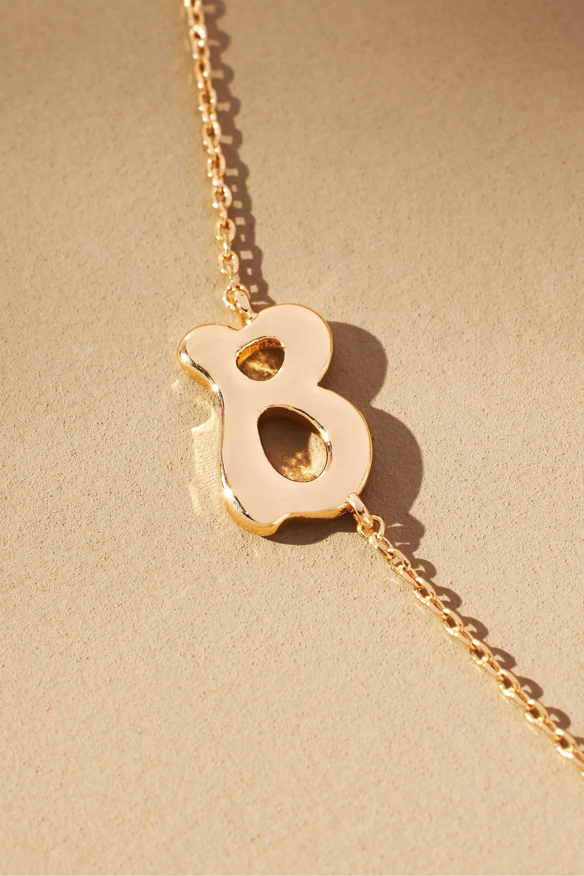 Groovy Monogram Necklace, B, A501_0902, large image number 0