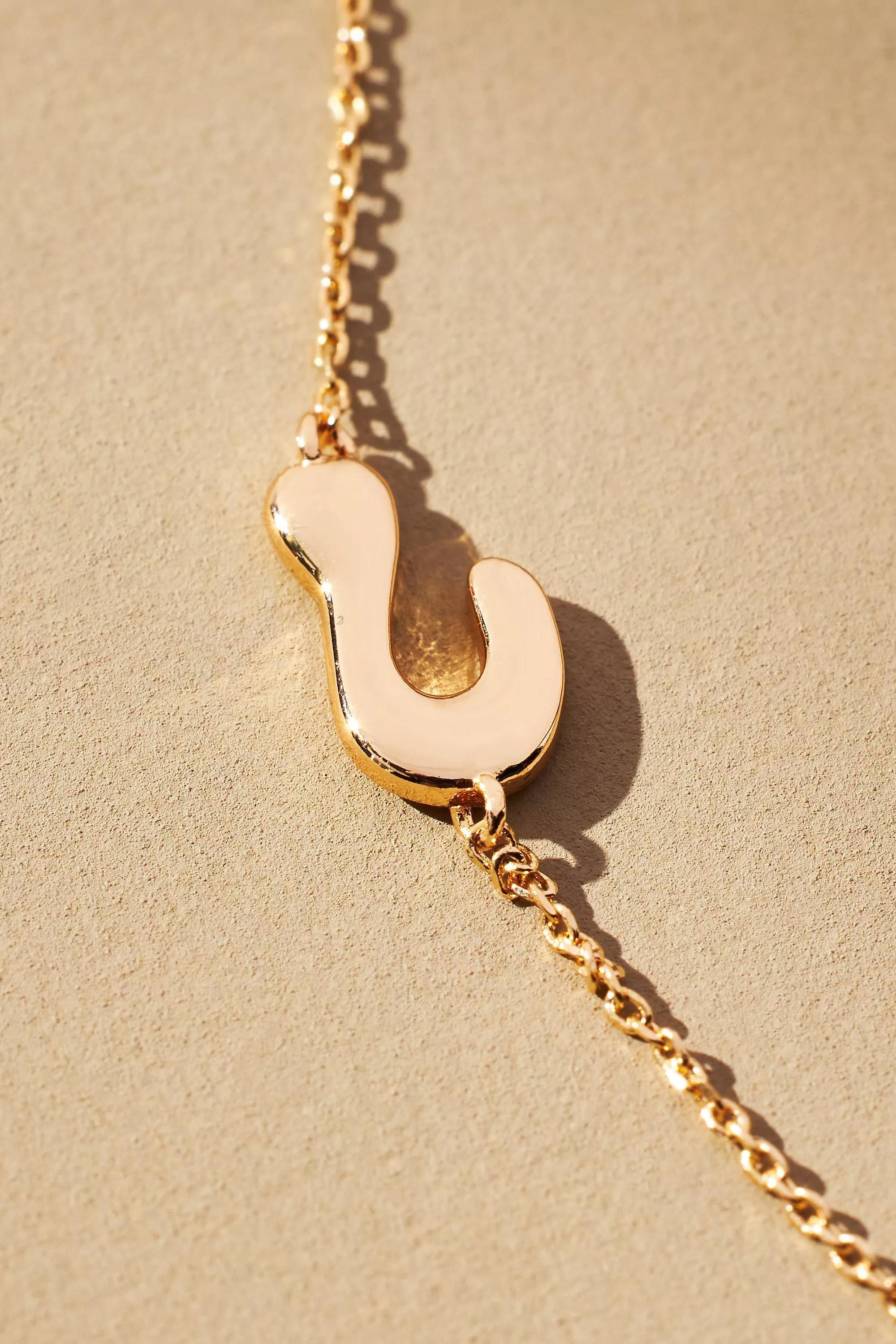 Groovy Monogram Necklace, L, A501_0912, large image number 0