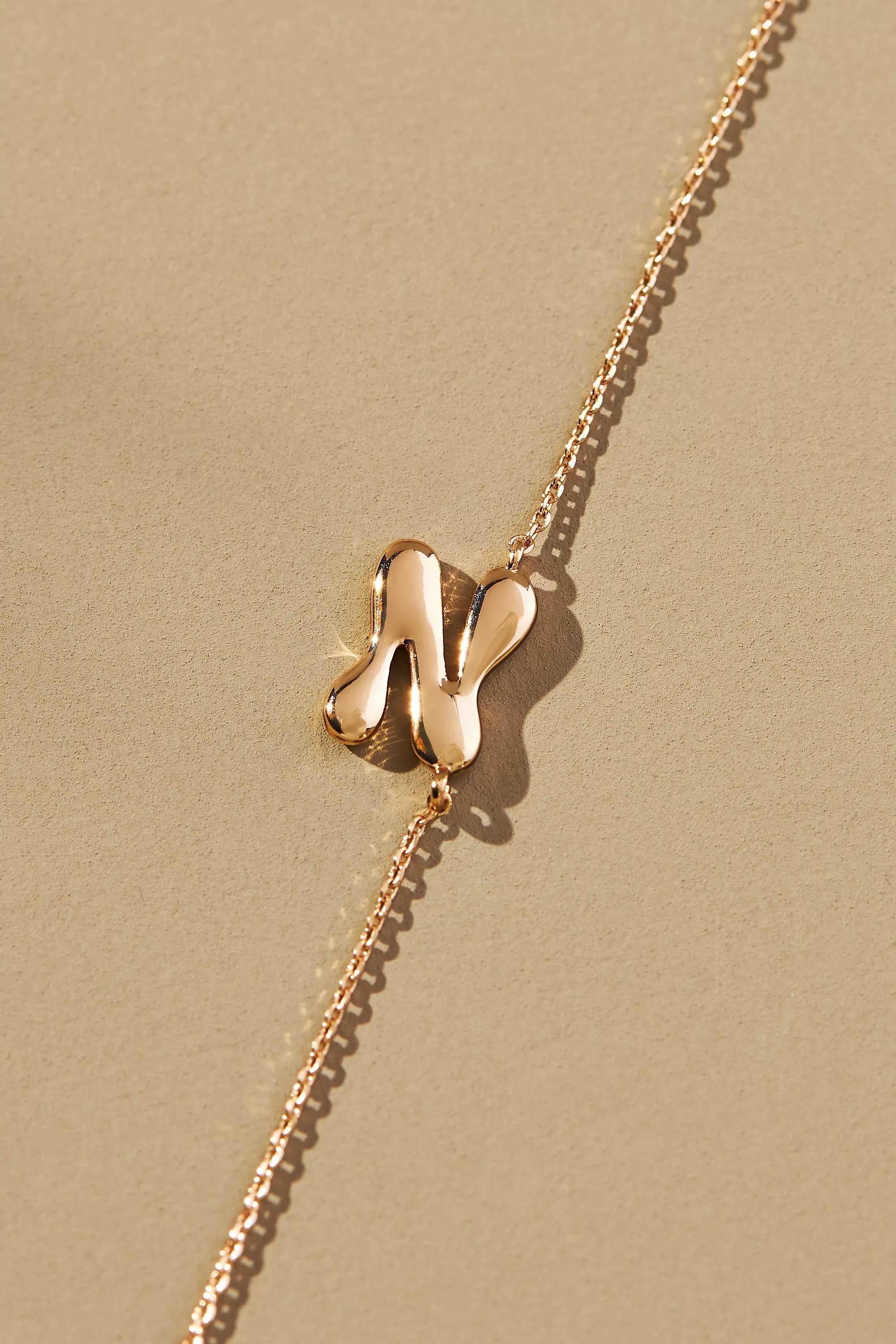 Groovy Monogram Necklace, N, A501_0914, large image number 0