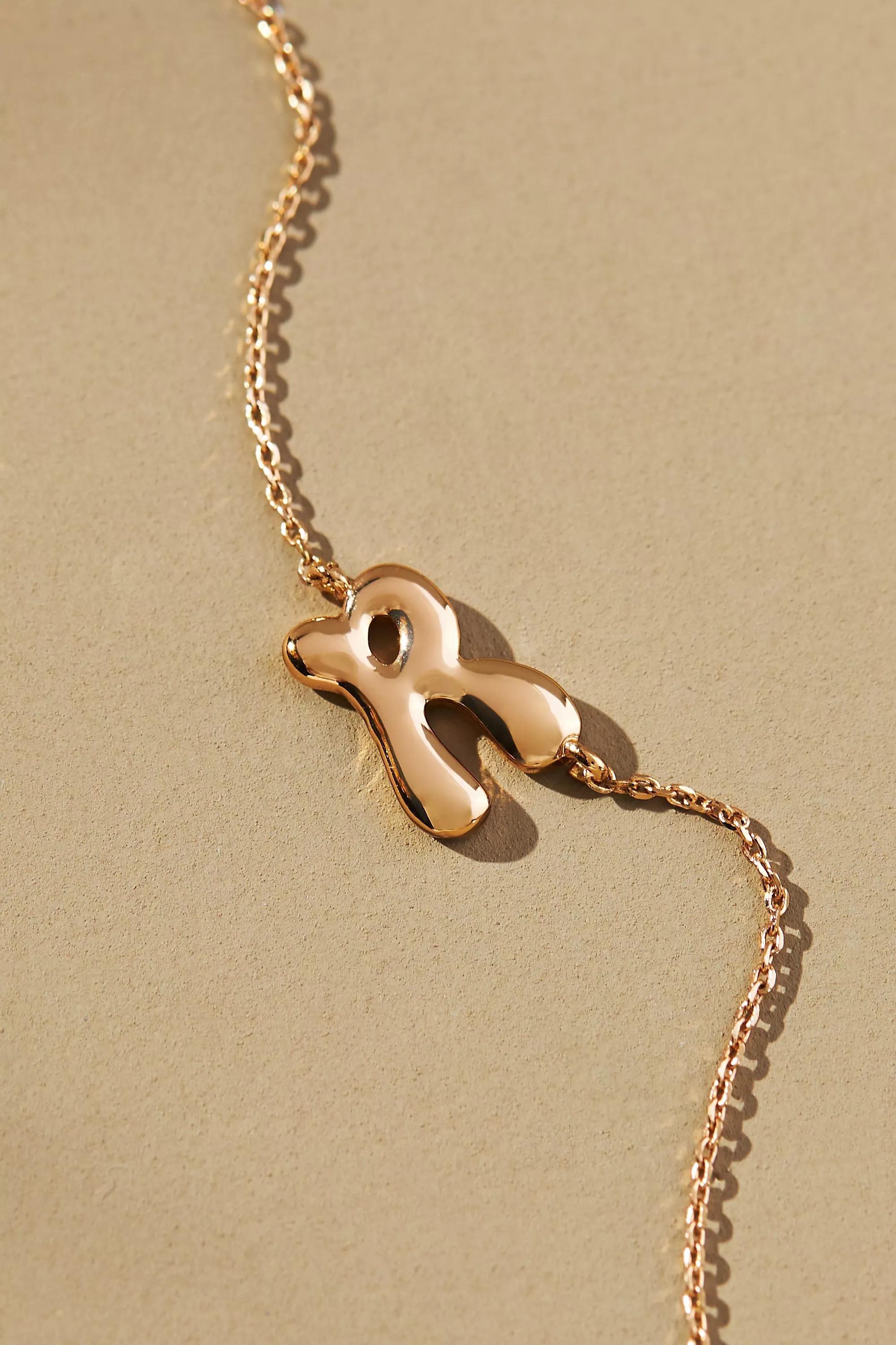 Groovy Monogram Necklace, R, A501_0918, large image number 0