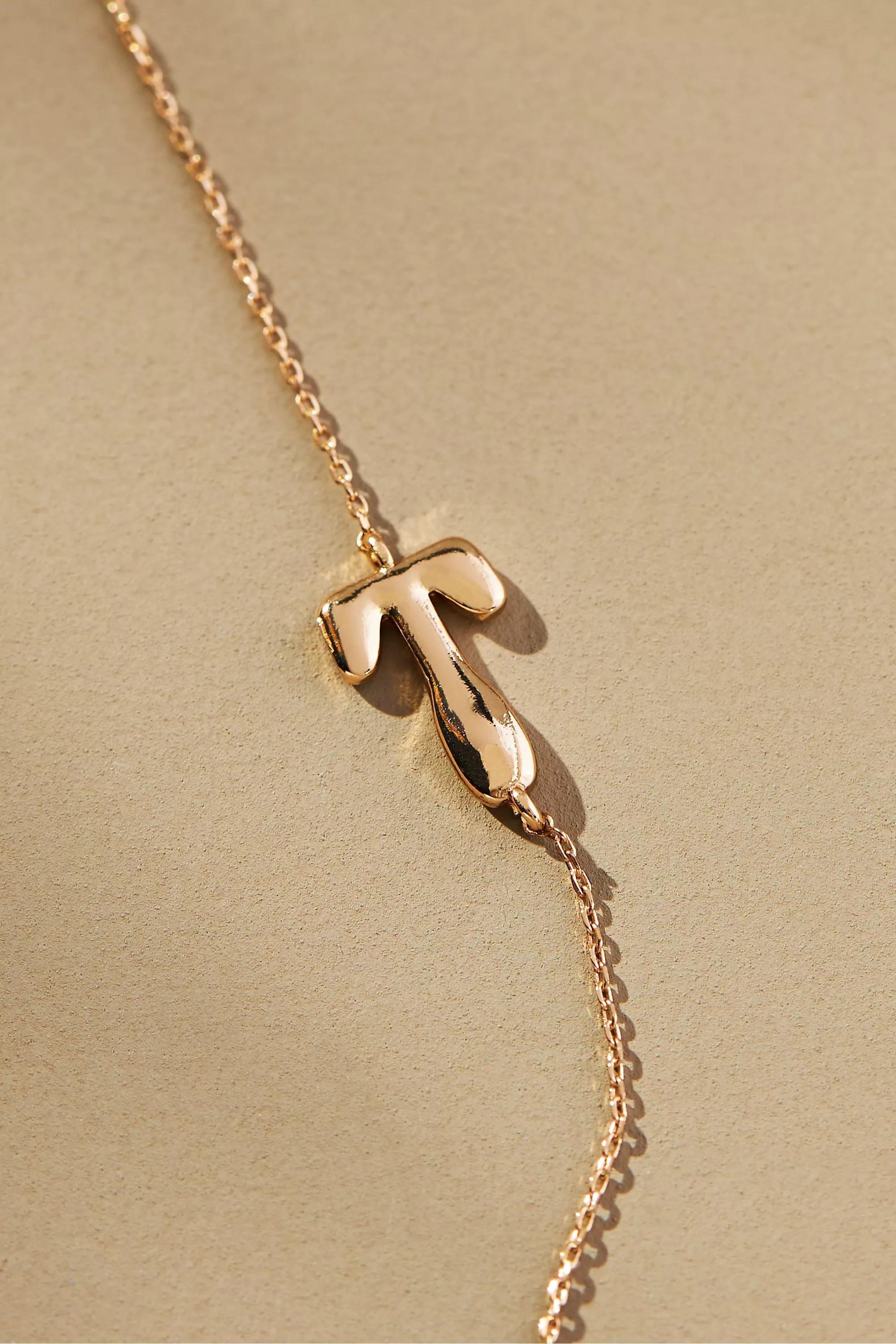 Groovy Monogram Necklace, T, A501_0920, large image number 0