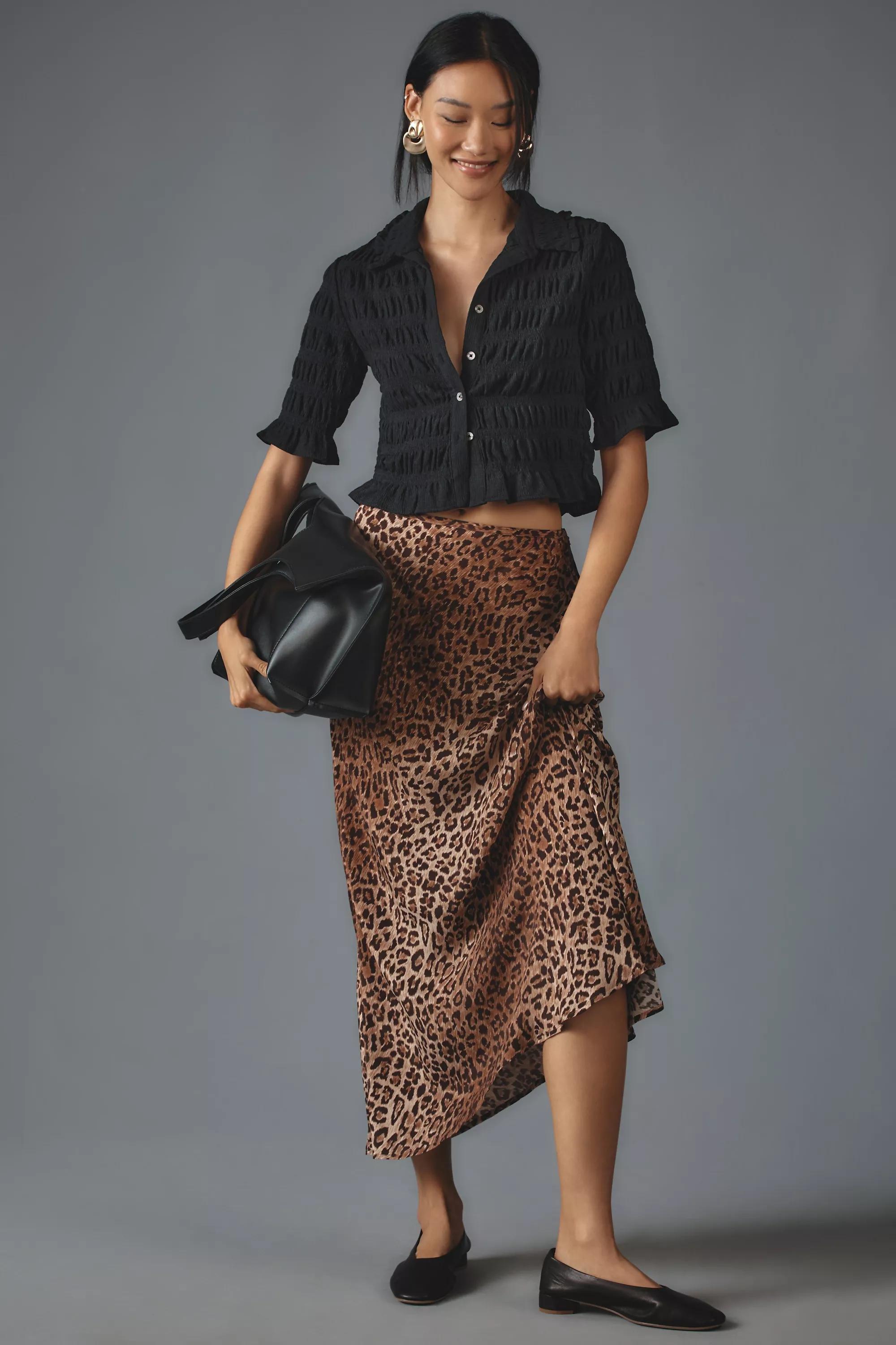 Anthropologie Textured Crop Top, Black, , large image number 2