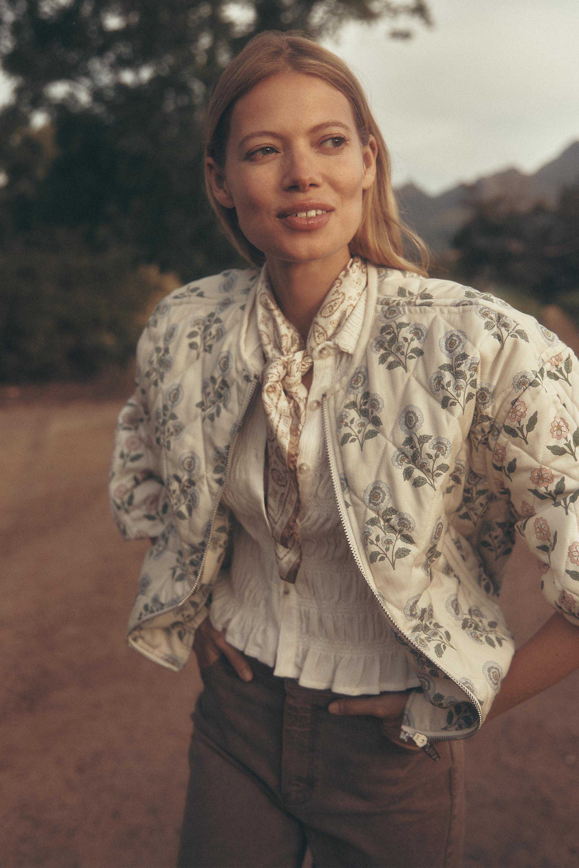 Anthropologie Frills Ruffle Crop Top, White, A501_0011, large image number 4