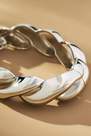 Anthropologie - Braided Bangle Bracelet, Silver