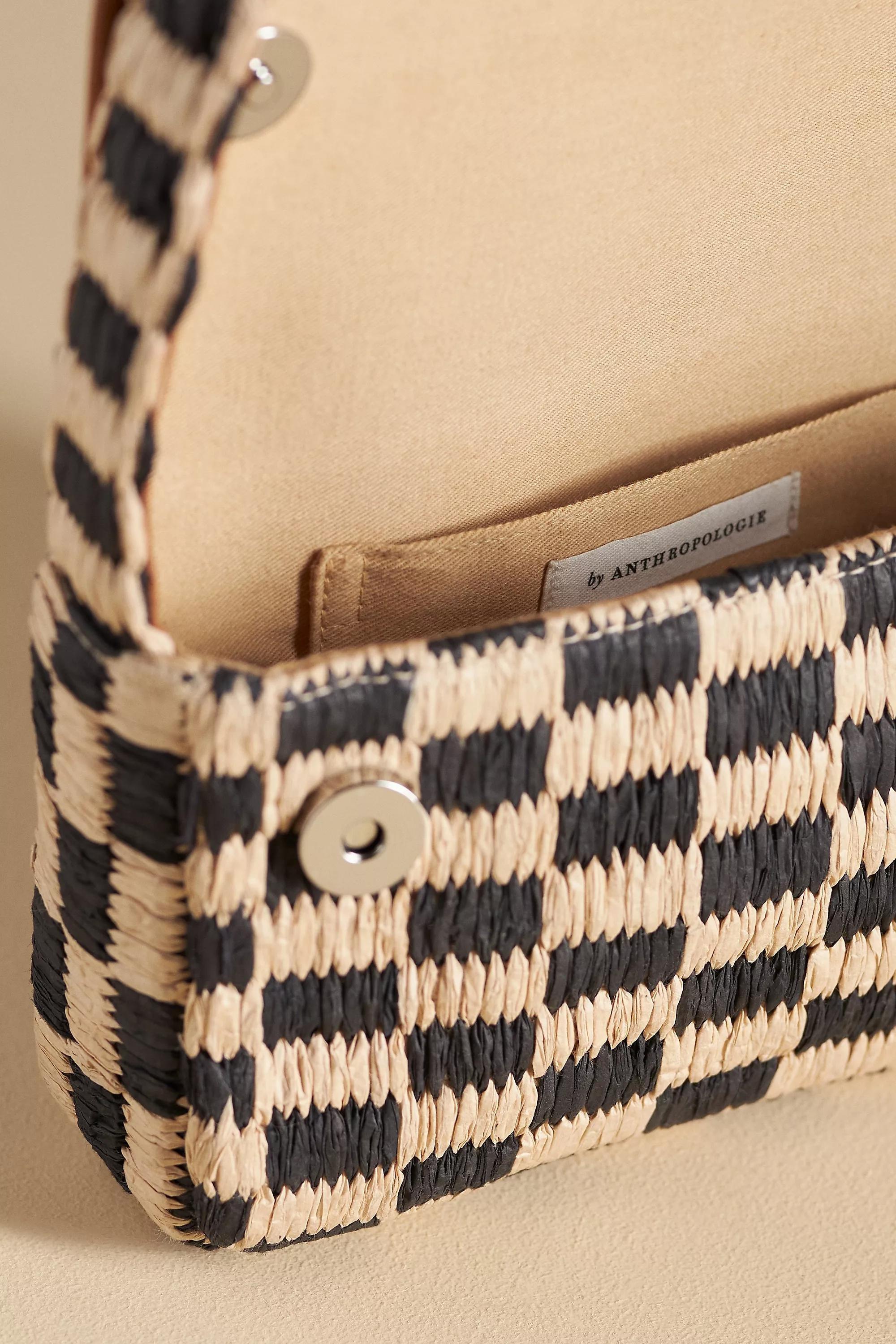 The Fiona Shoulder Bag: Raffia Edition, Black, A501_0001, large image number 3