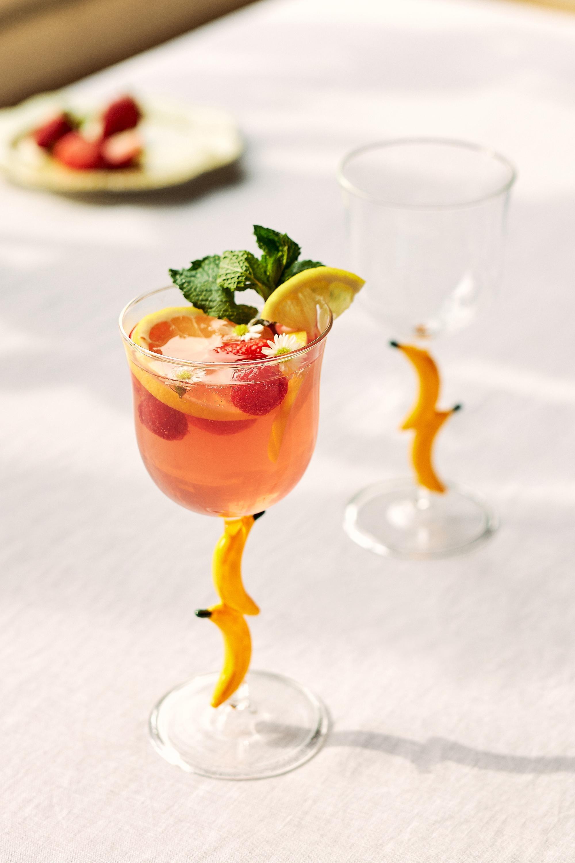 Fruta Wine Glass, Yellow, A501_0072, large image number 0