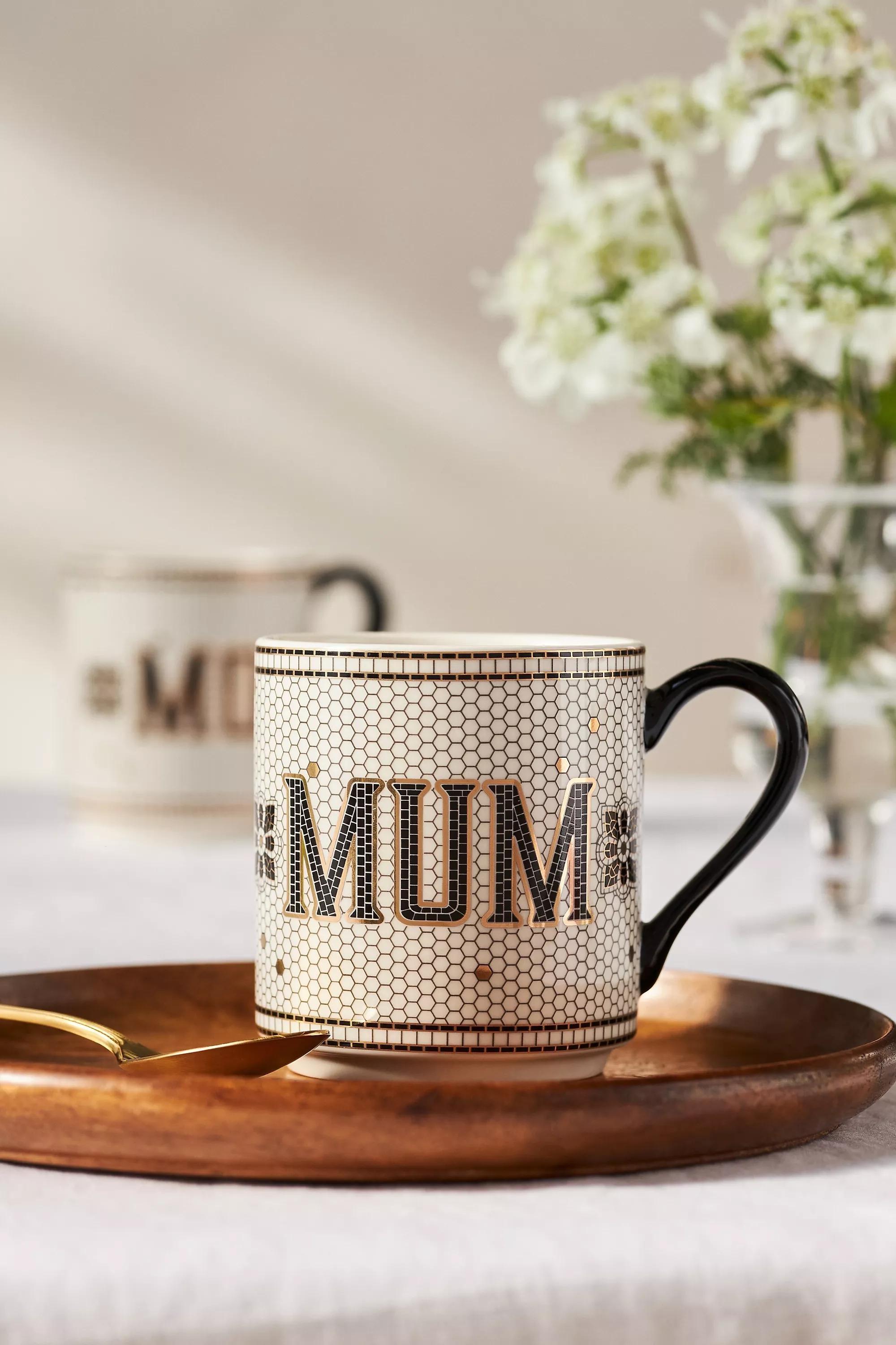 Bistro Tile Name Mug, White, A501_0015, medium