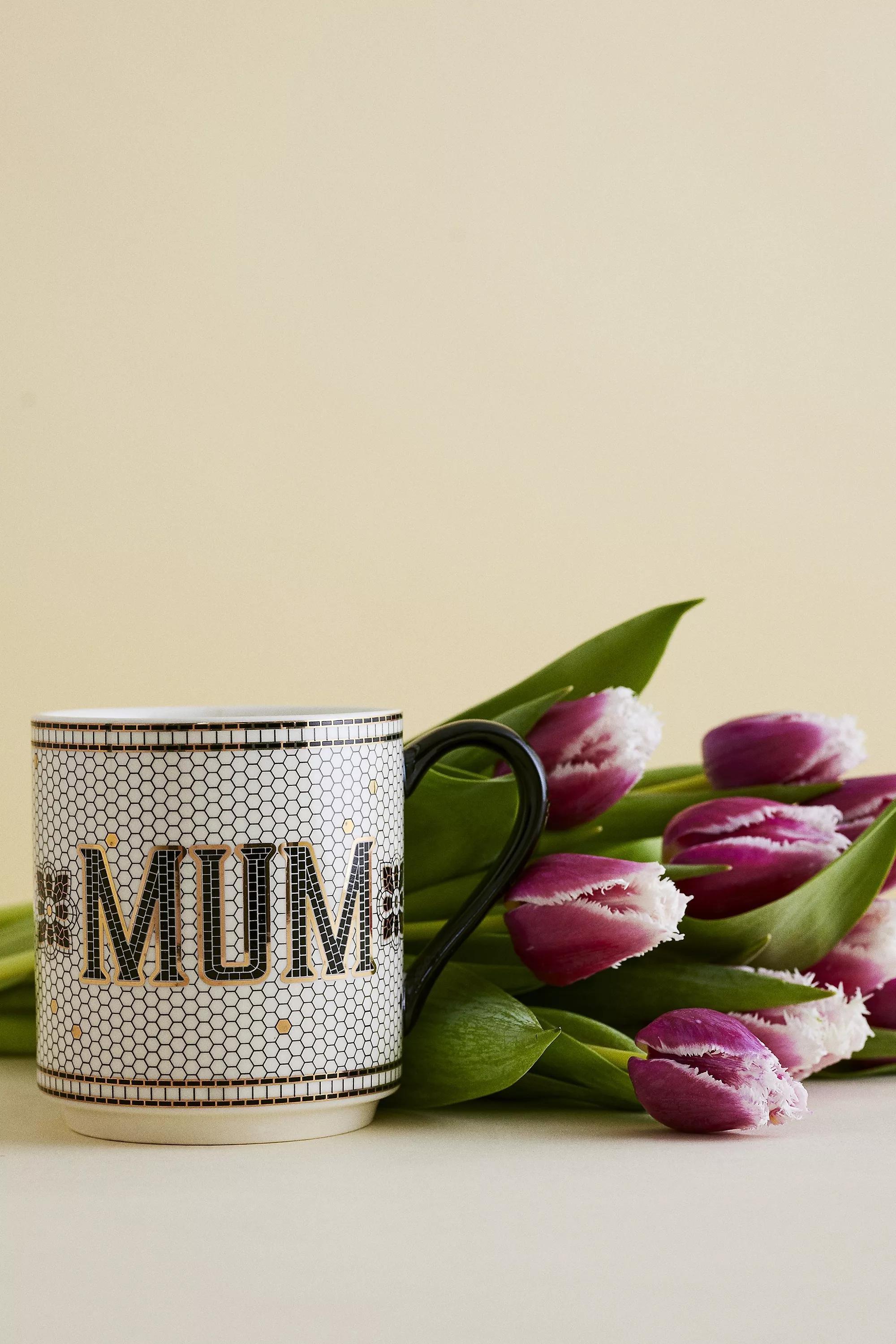 Bistro Tile Name Mug, White, A501_0015, large image number 1