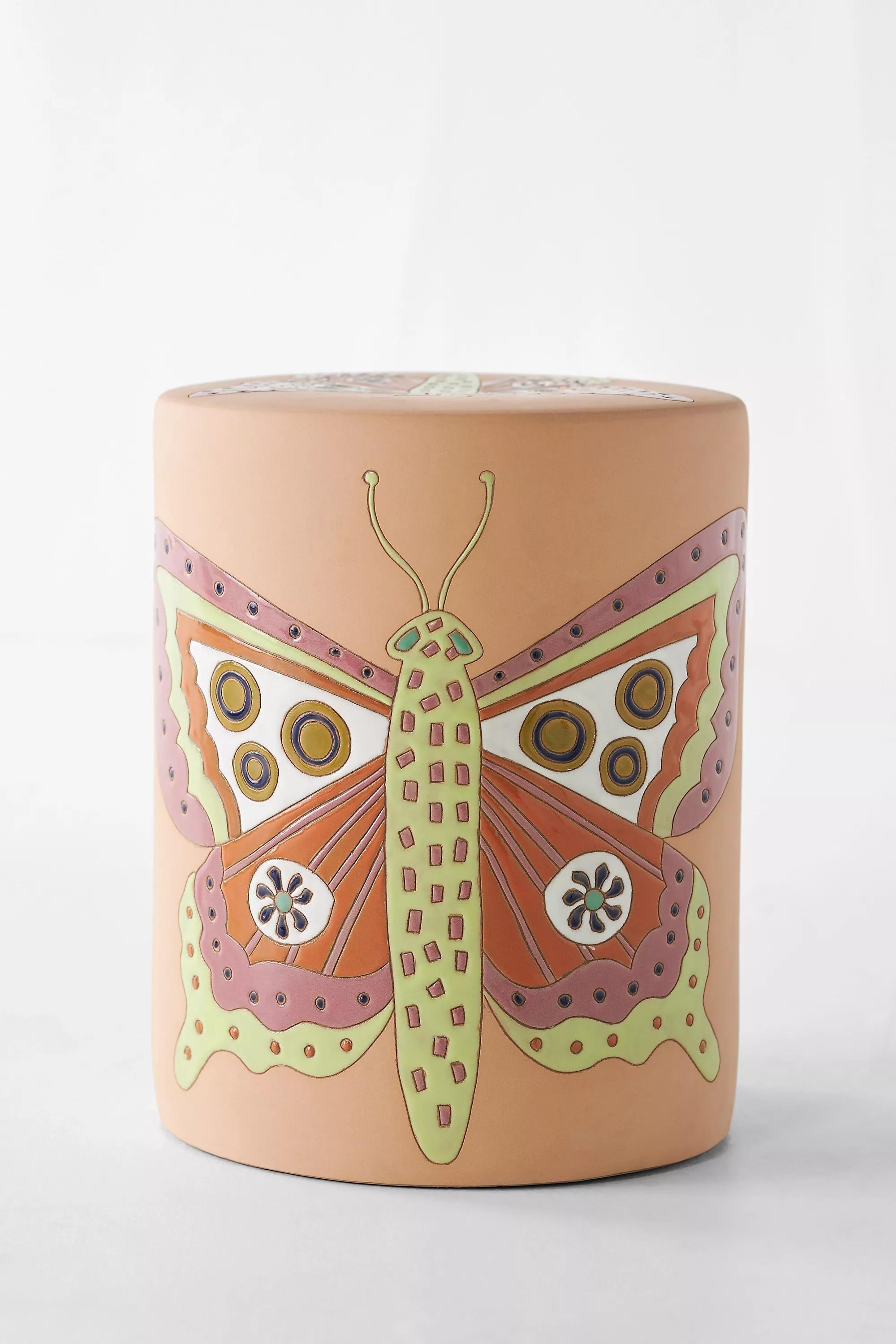 Polly Ceramic Indoor/Outdoor Side Table, Multicolour, A501_0000, large image number 0