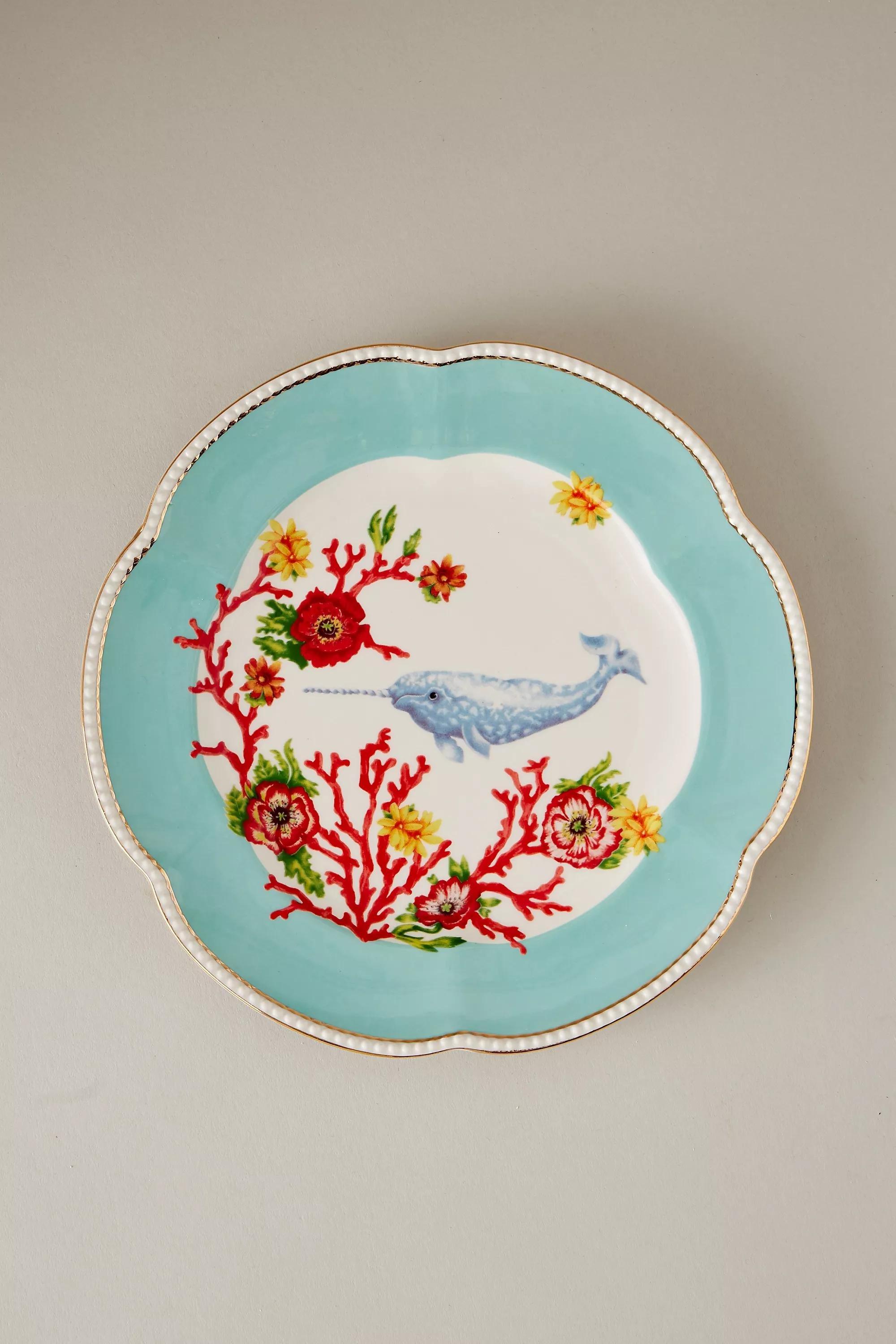 Lou Rota Dessert Plate, Blue, A501_0045, large image number 0