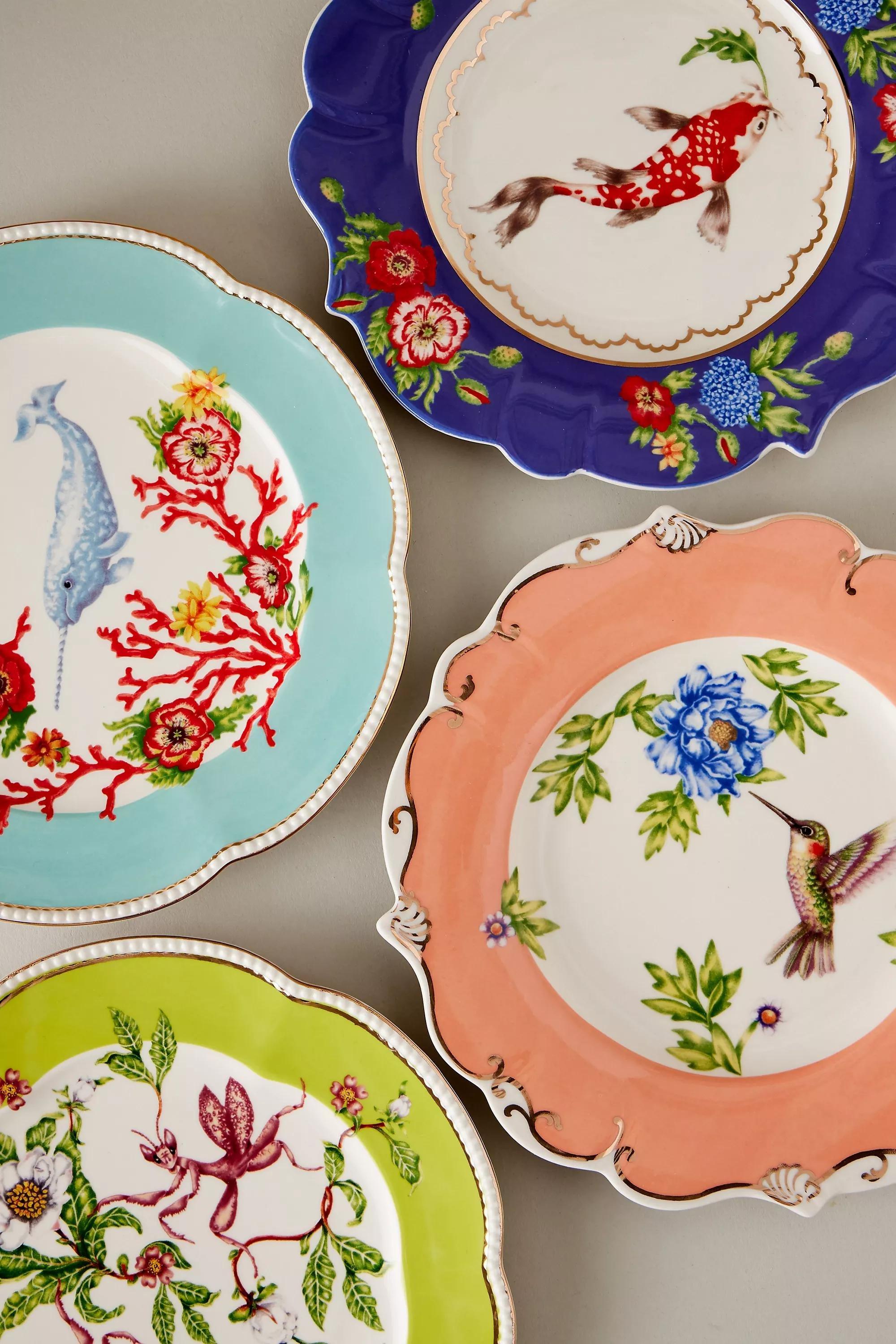 Lou Rota Dessert Plate, Blue, A501_0045, large image number 2