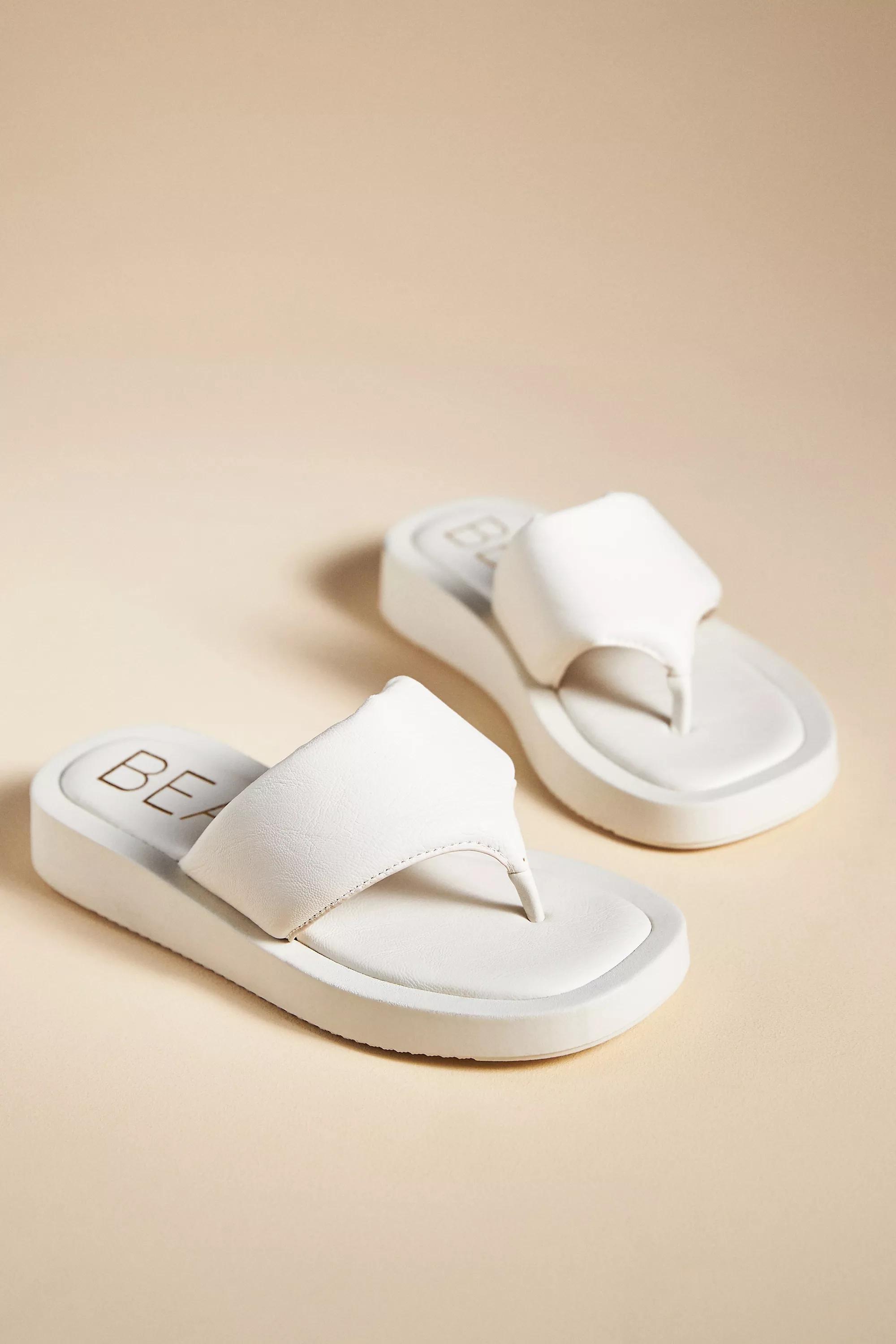 Matisse Izzie Toe-Strap Sandals, Cream, , large image number 1