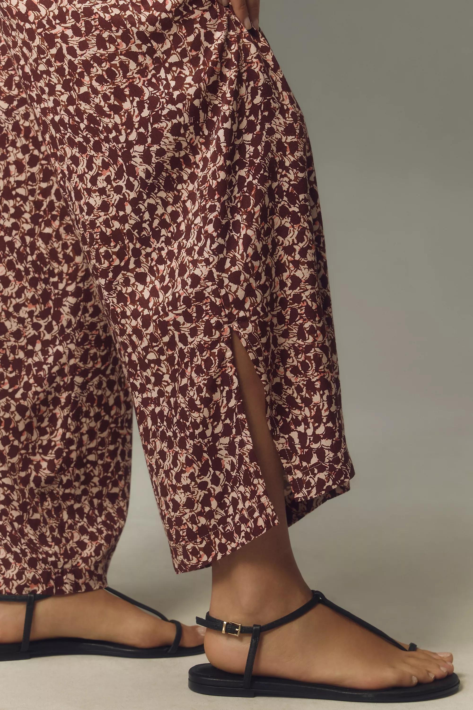Long Pull-On Trousers, Brown, , large image number 3