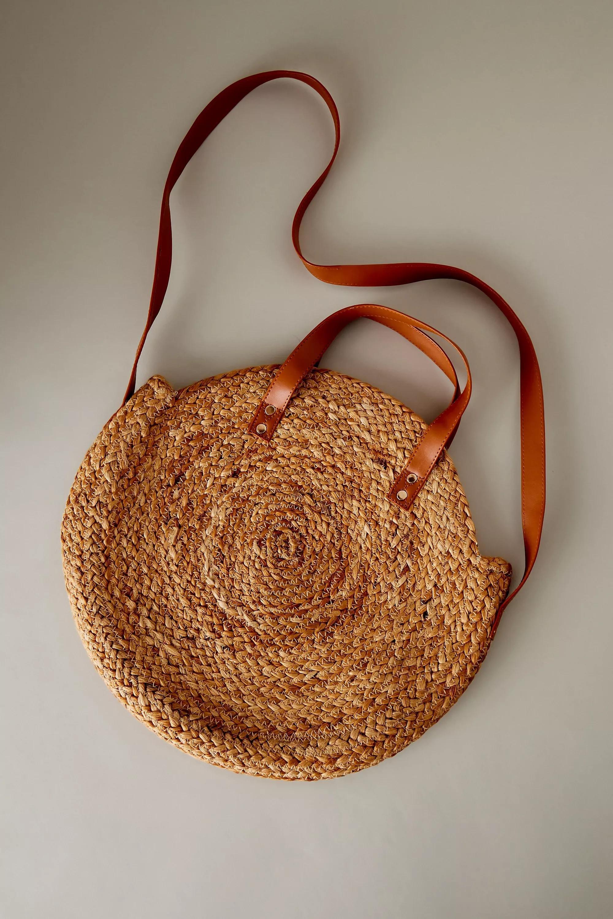 Anthropologie - Barish Jute Shoulder Bag, Brown