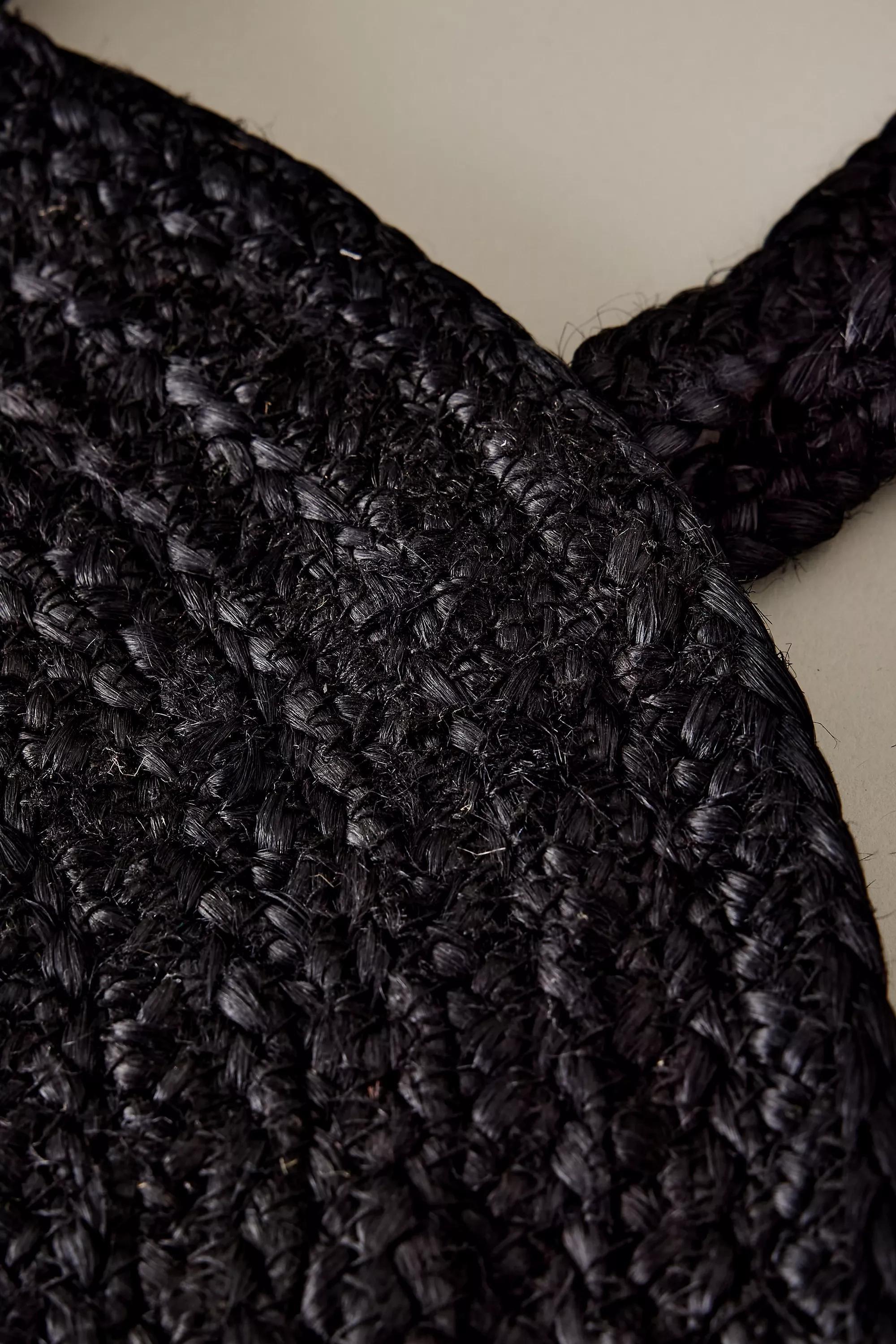 Divya Large Circular Bag, Black, A501_0001, large image number 1