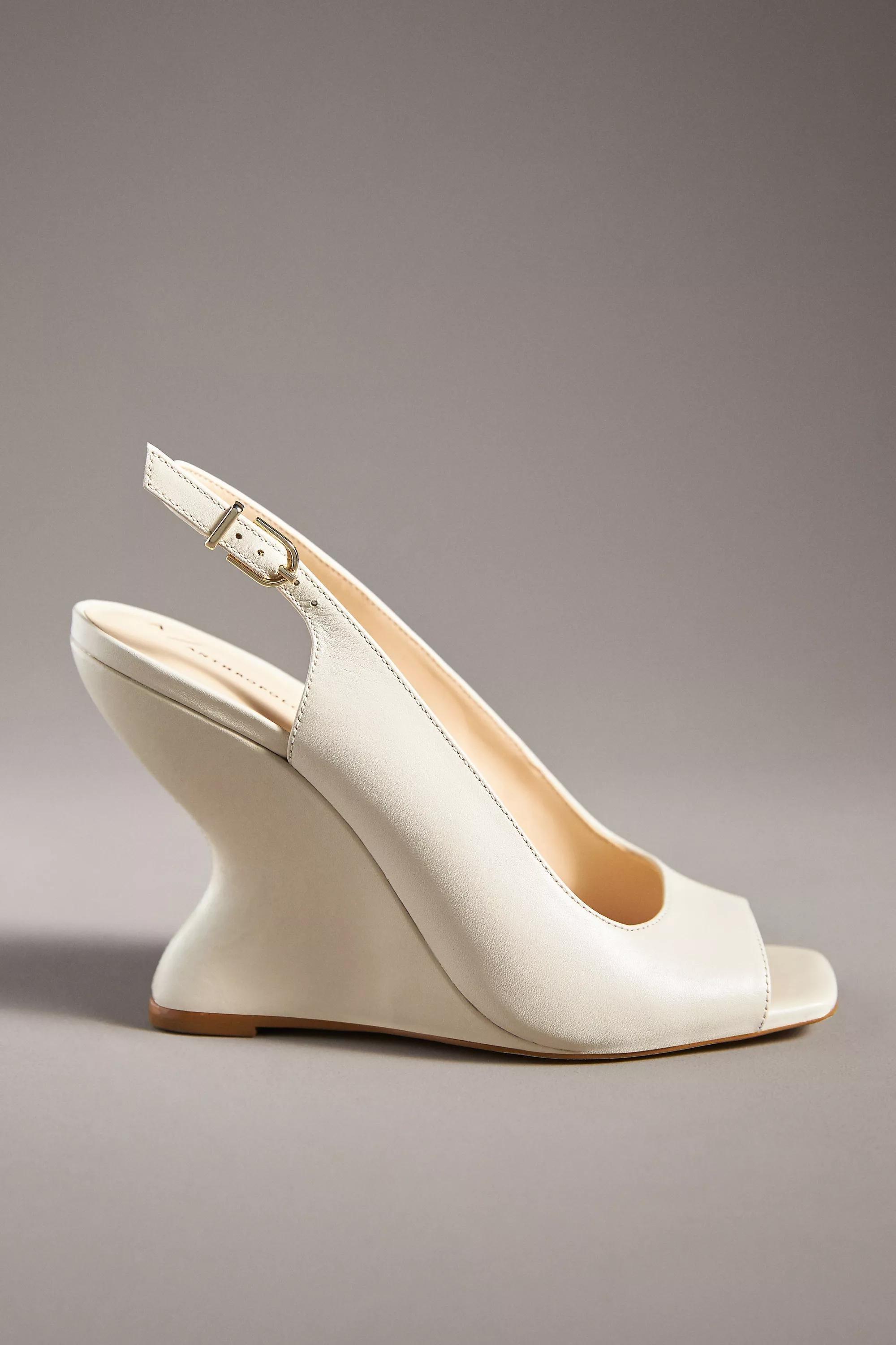 Anthropologie Slingbacks, White, , large image number 0