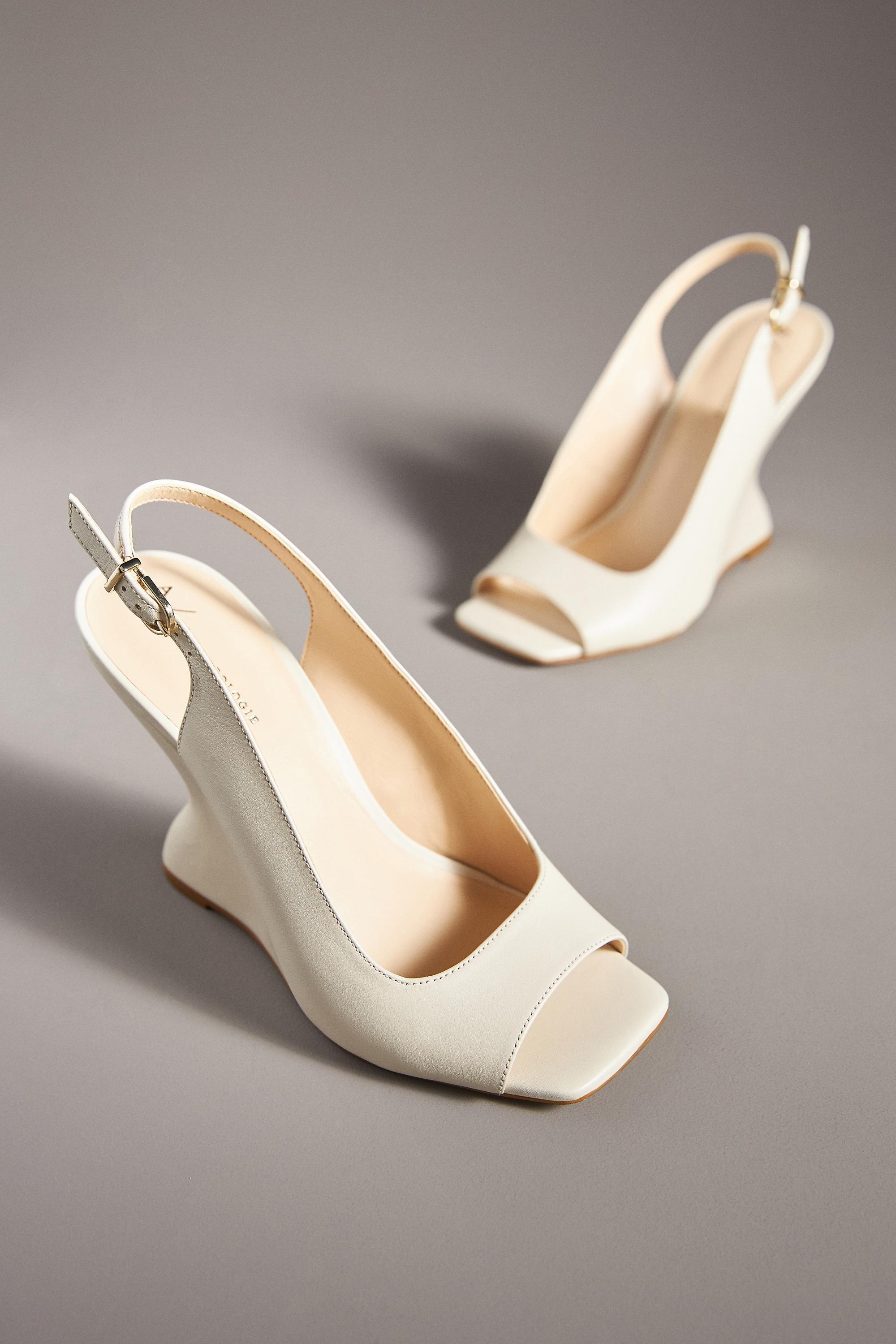 Anthropologie Slingbacks, White, , large image number 2