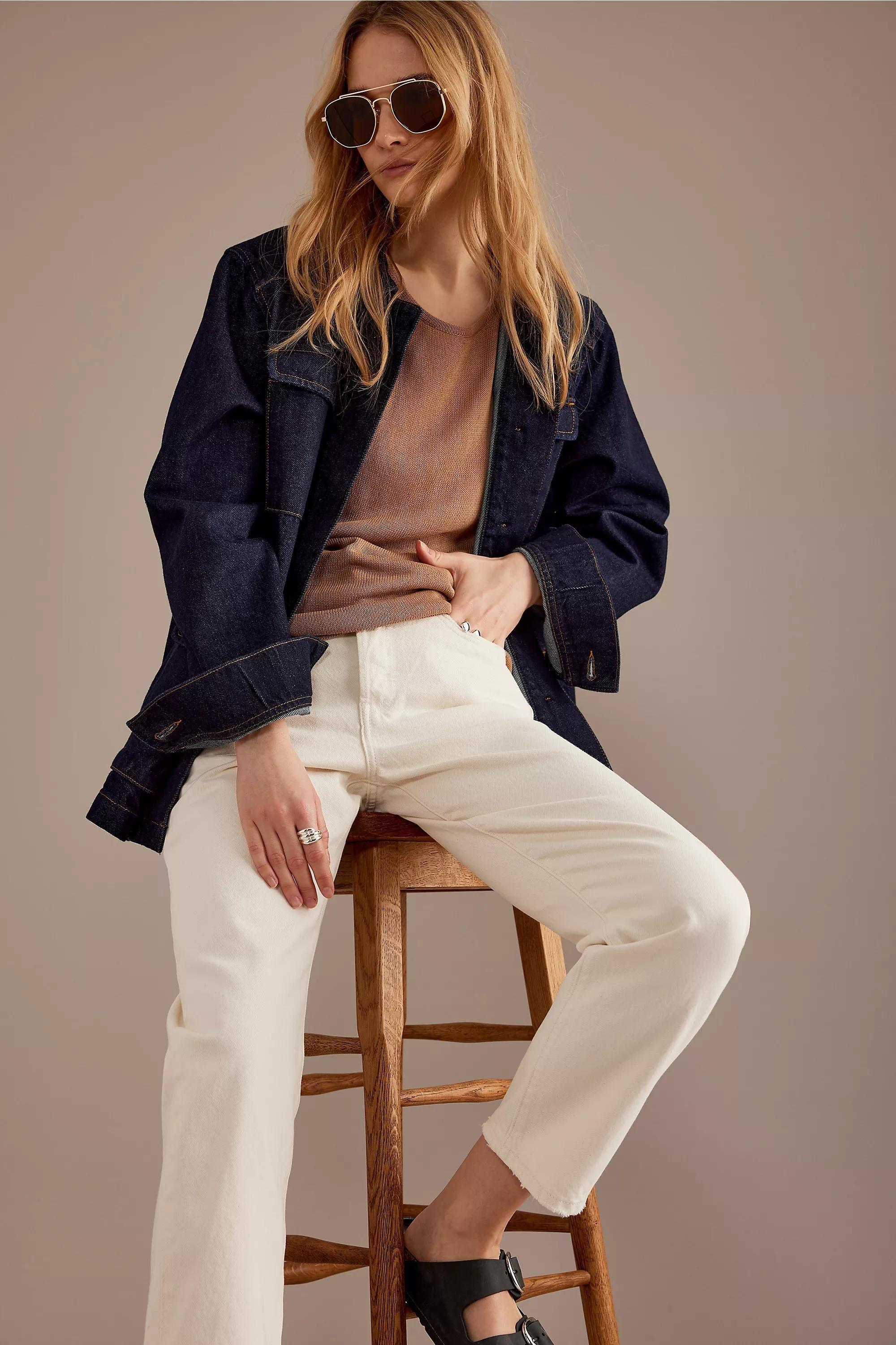 By Anthropologie The Saba Aviator Sunglasses, Gold, A501_0070, large image number 4