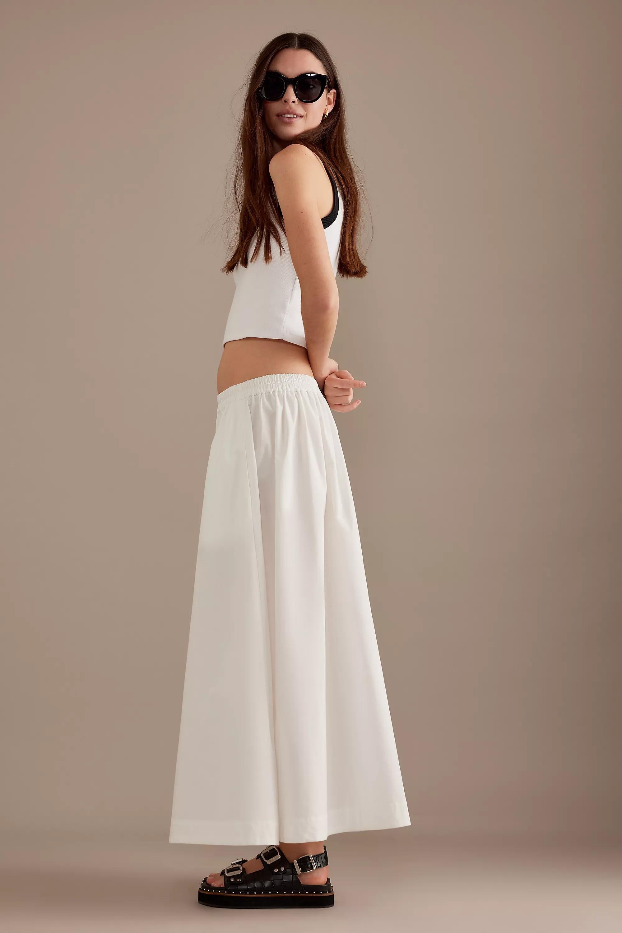 Ribbed Crew Neck Tank Top, White, A501_0015, large image number 2