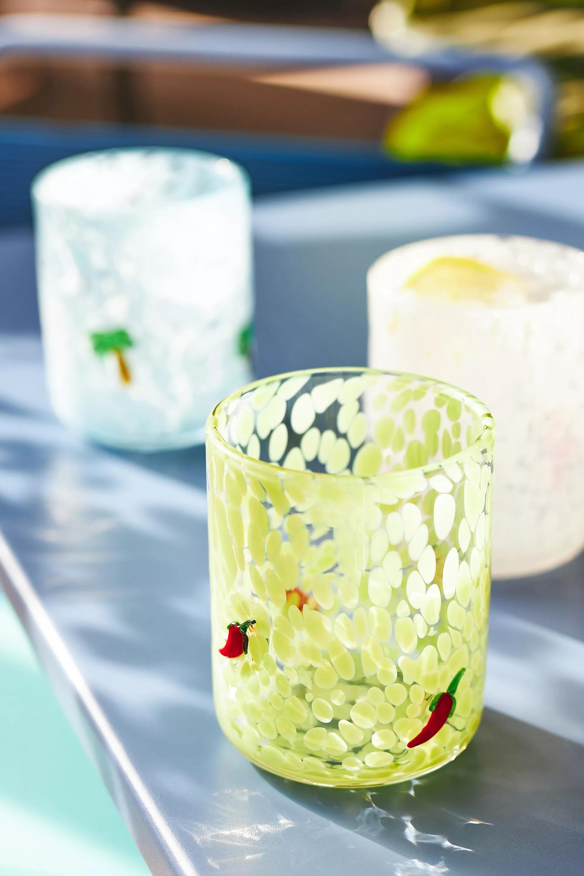 Resort Icon Juice Glass, Green, A501_0034, large image number 1