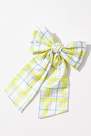 Anthropologie - Patterned Hair Bow, Yellow
