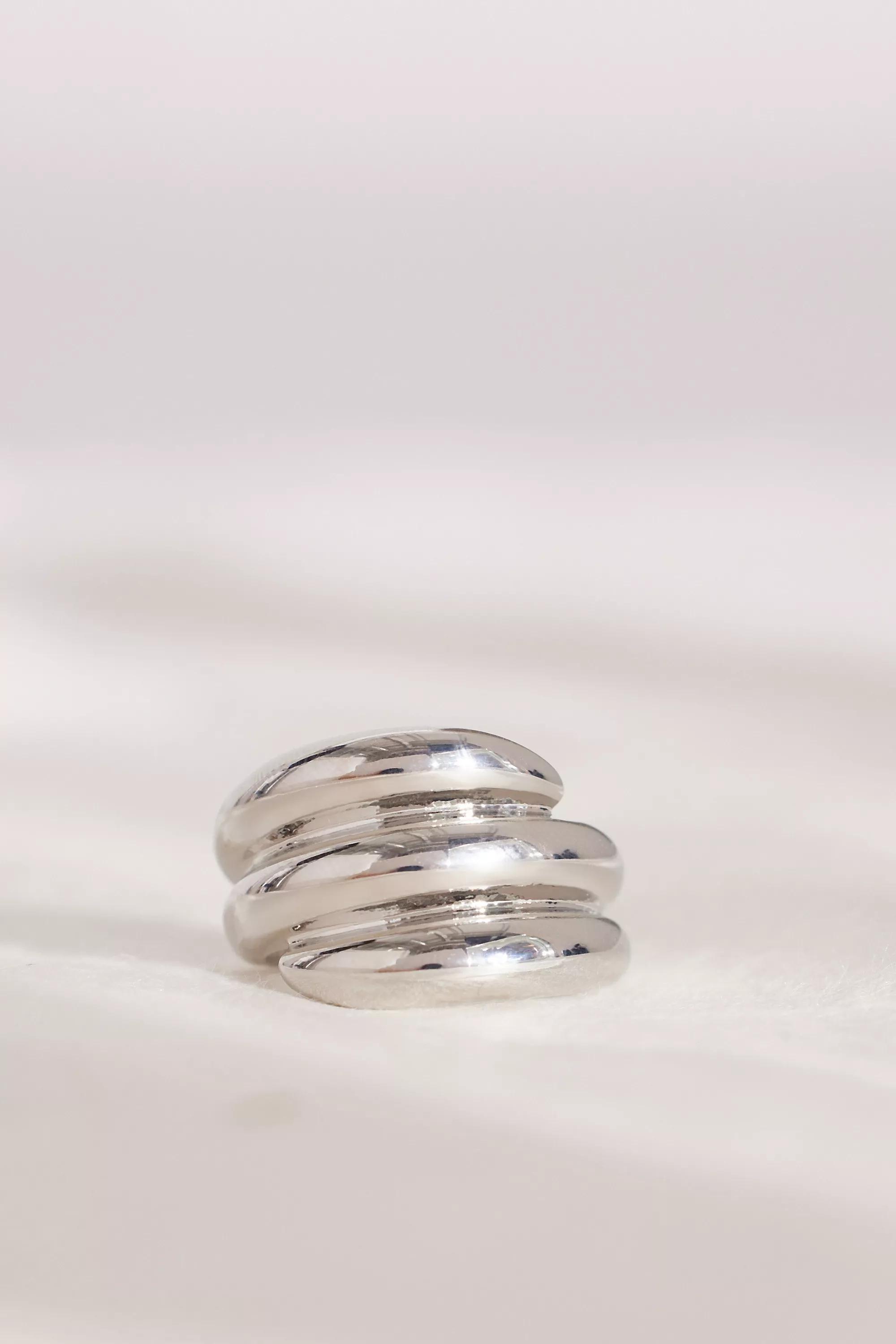 Beth Ward Studios Twisted Ring, Silver, , large image number 1