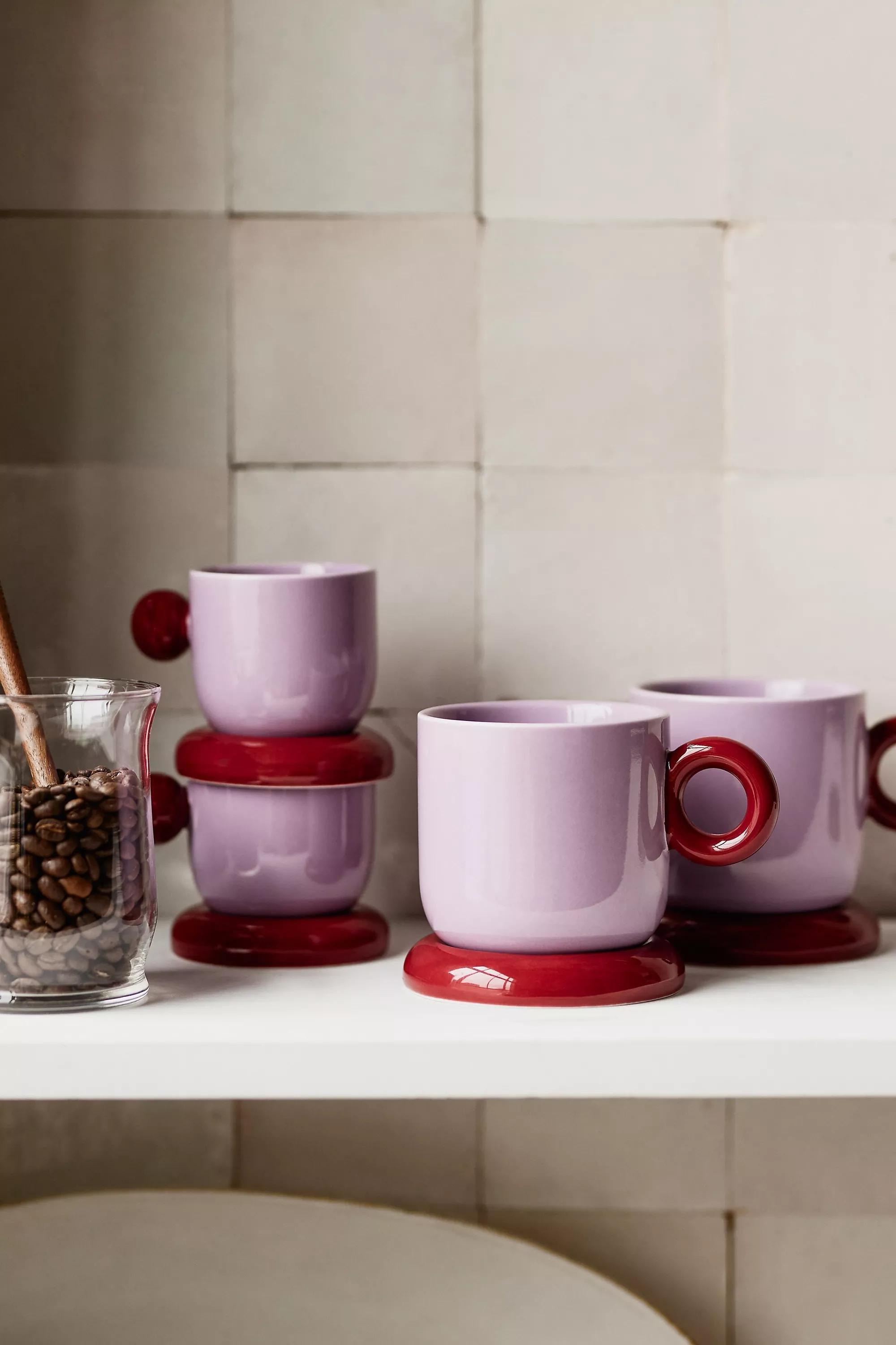 Rika Mug, Purple, A501_0104, large image number 1