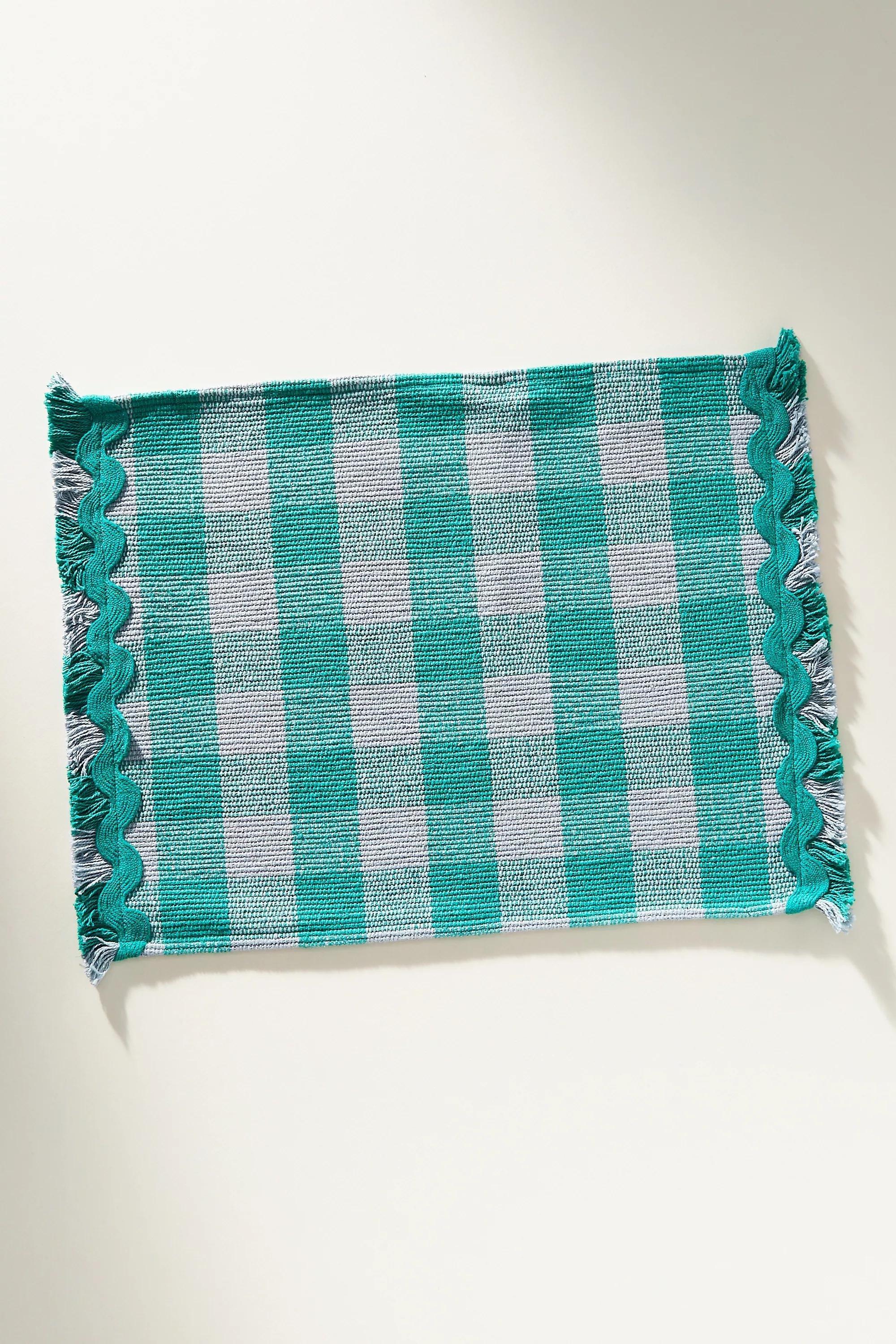 Helana Woven Placemat, Blue, A501_0049, large image number 1
