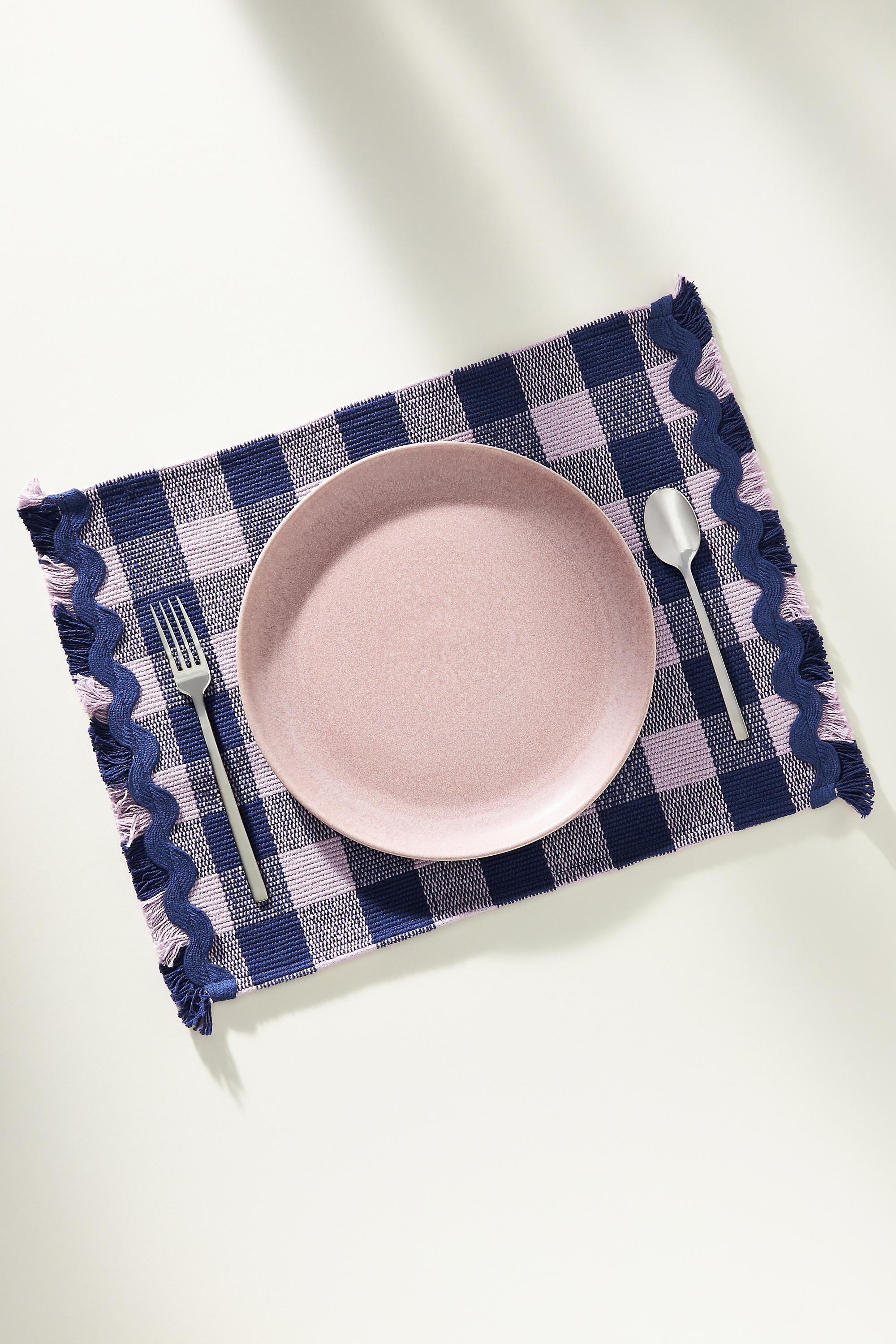 Motif Helana Woven Placemat, Purple, A501_0059, large image number 0