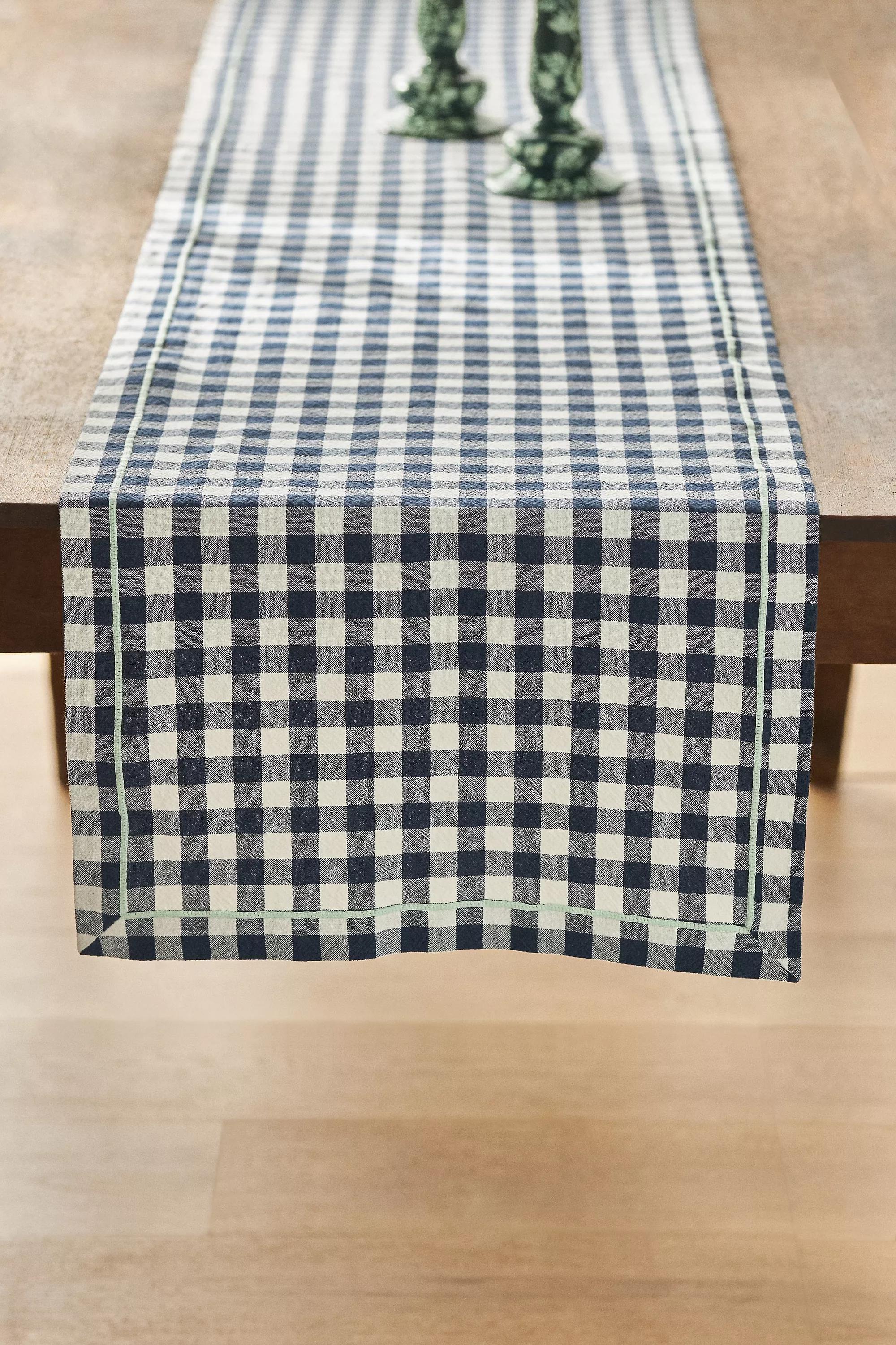 Ginny Table Runner, Navy, A501_0041, large image number 0