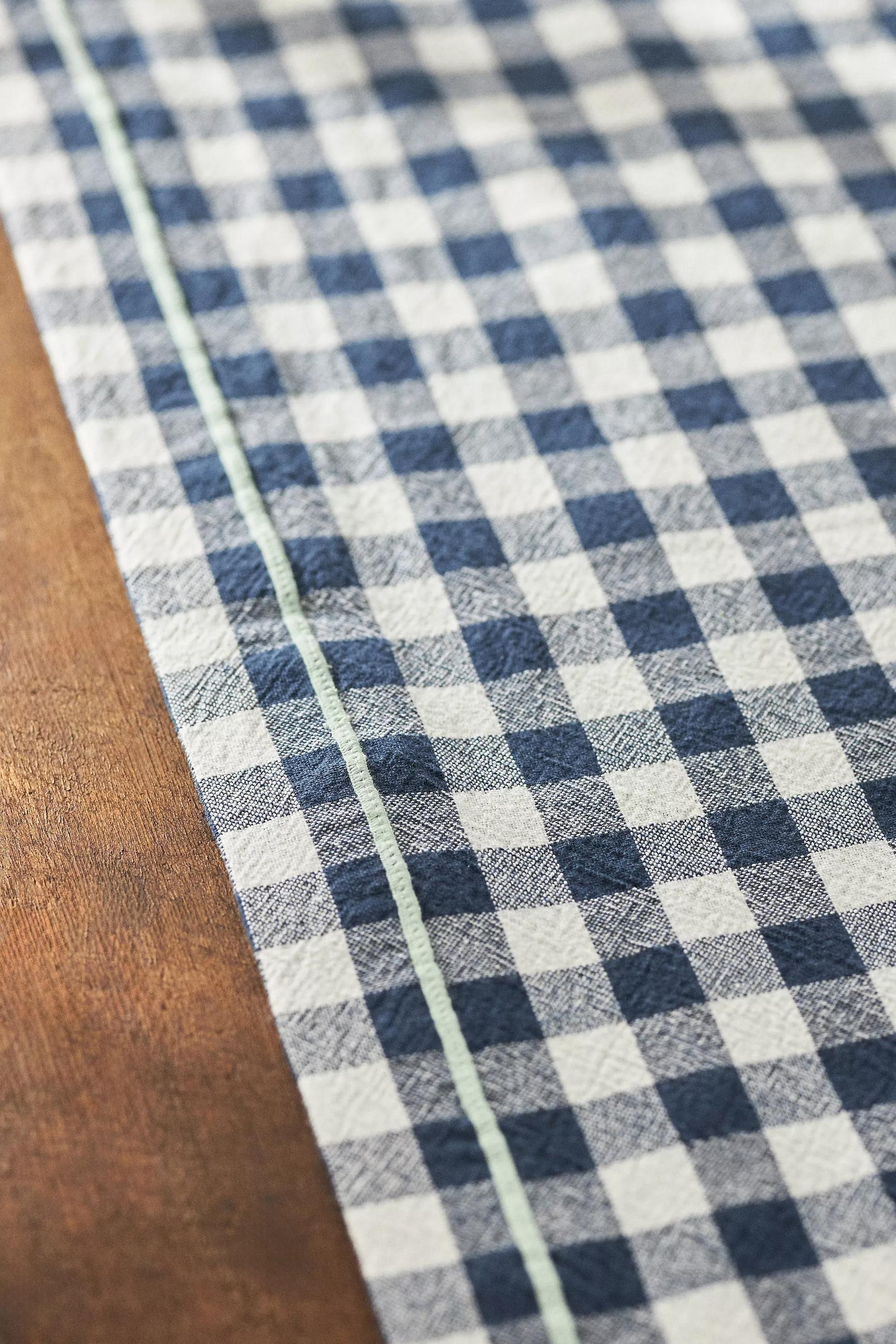 Ginny Table Runner, Navy, A501_0041, large image number 1