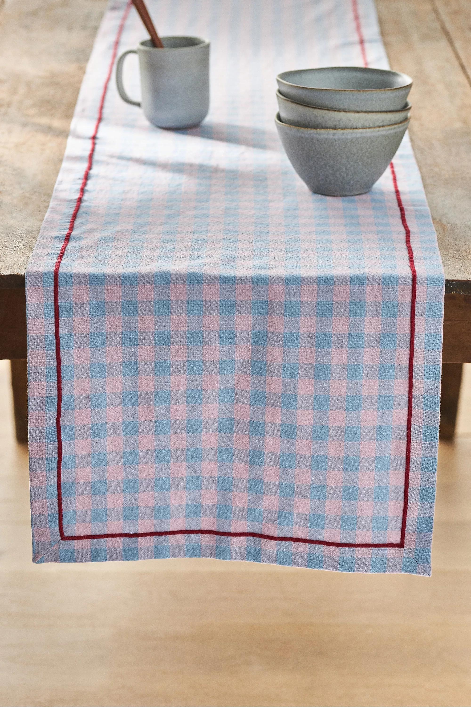 Ginny Table Runner, Purple, A501_0056, large image number 0