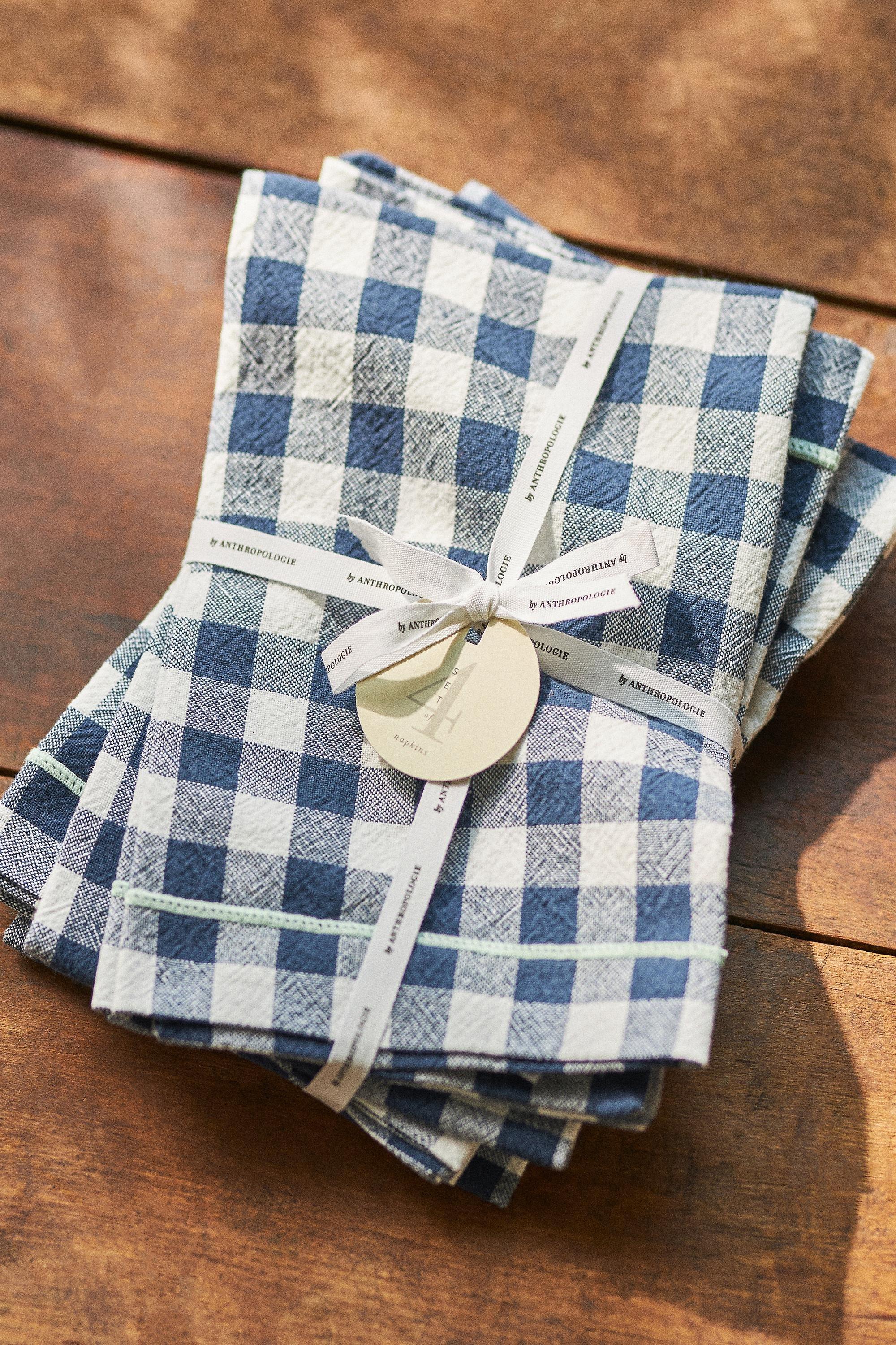 Ginny Napkins - Set Of 4, Navy, A501_0041, large image number 2