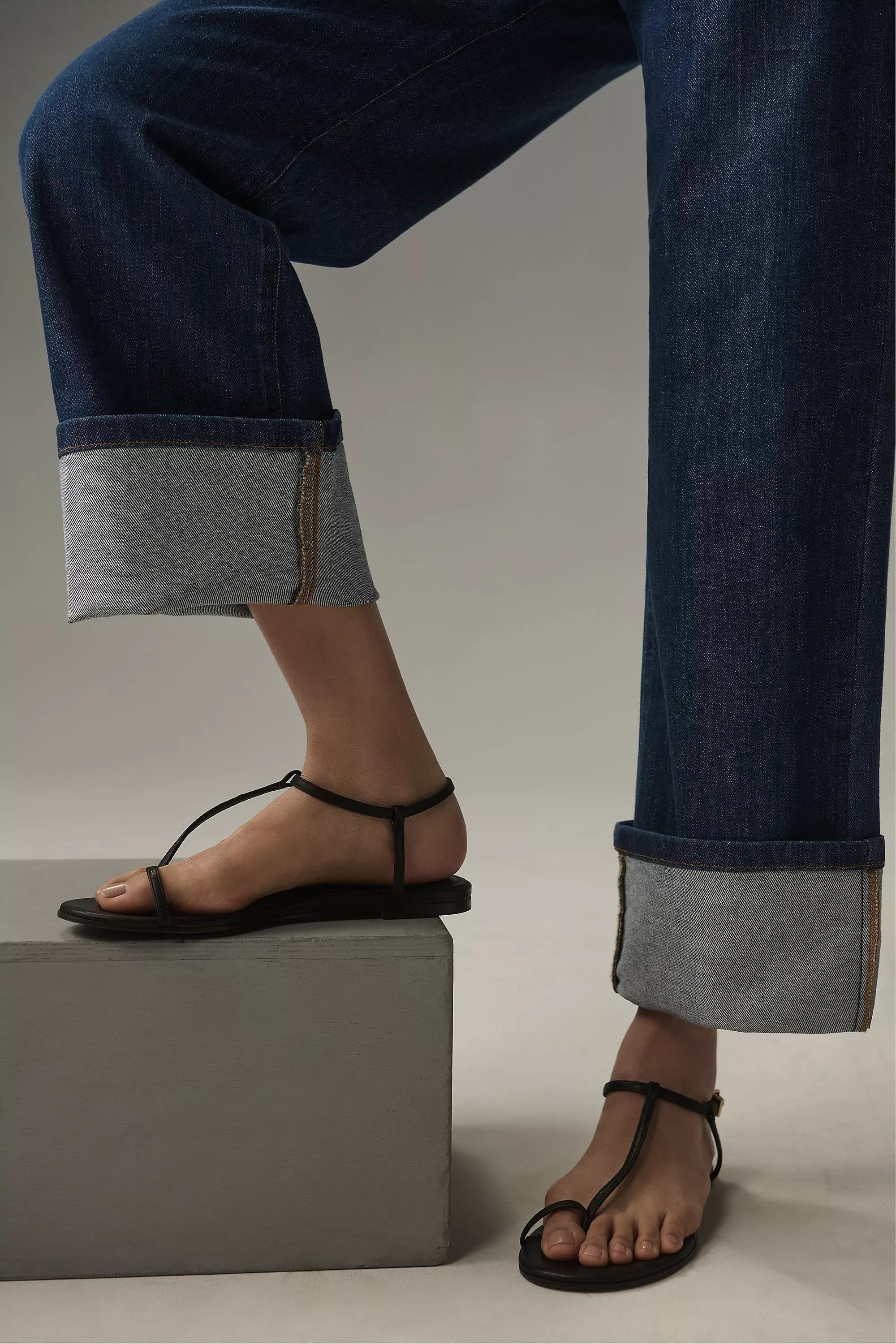 Pilcro Relaxed Straight-Leg Jeans, Navy, , large image number 2