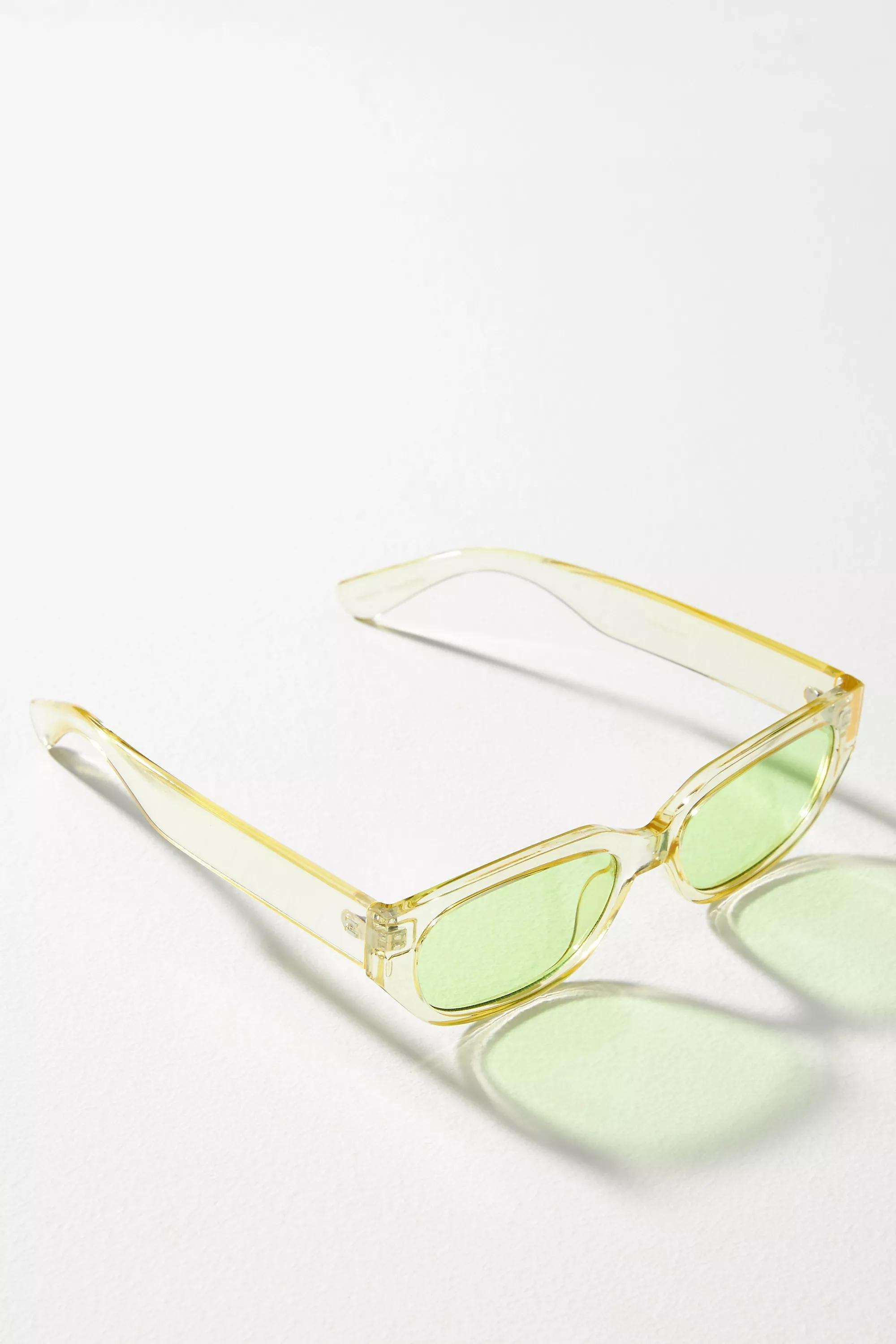 Monochrome Tinted Sunglasses, Yellow, A501_0034, large image number 1
