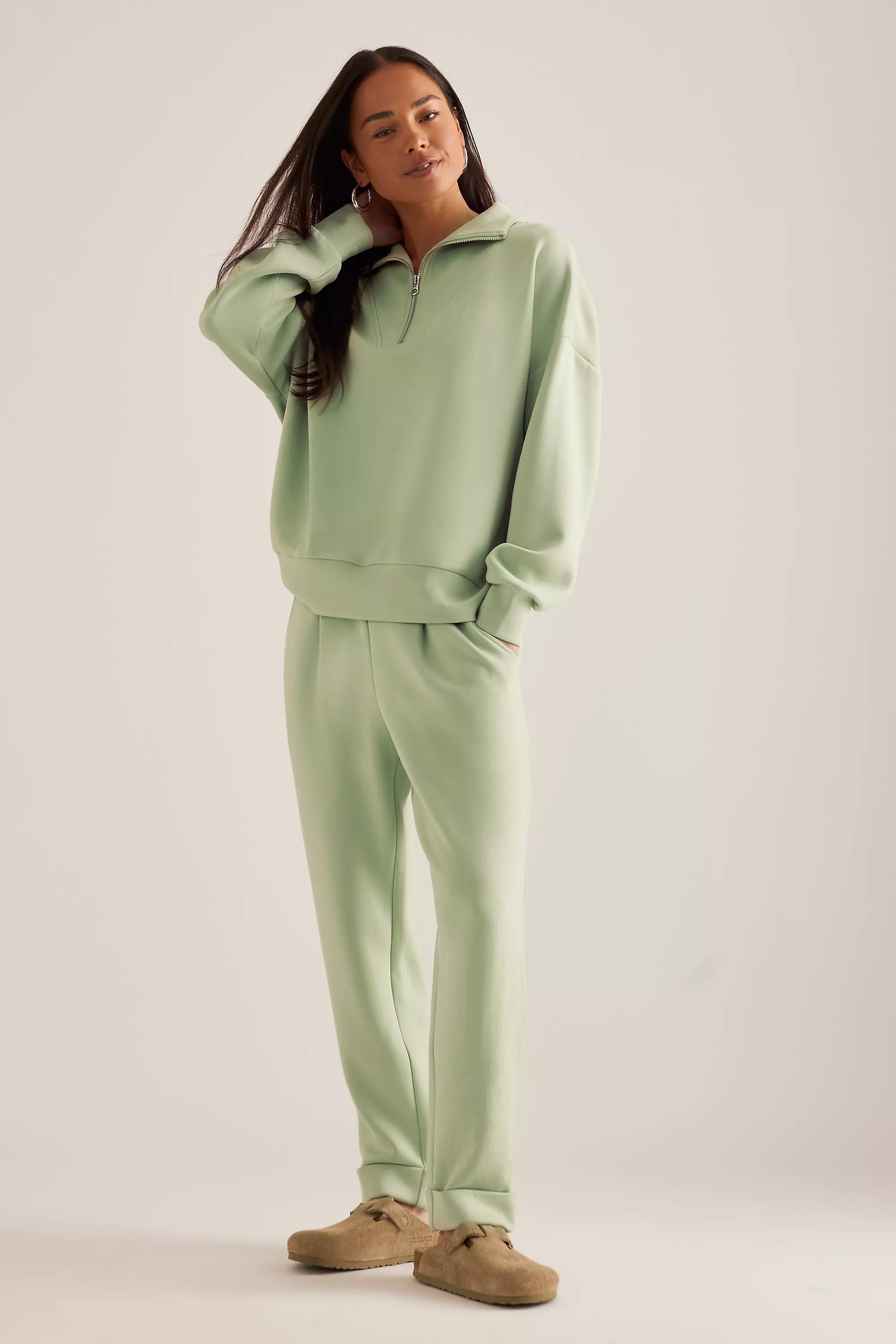 Anthropologie Oversized Casual Hoodie, Green, , large image number 2