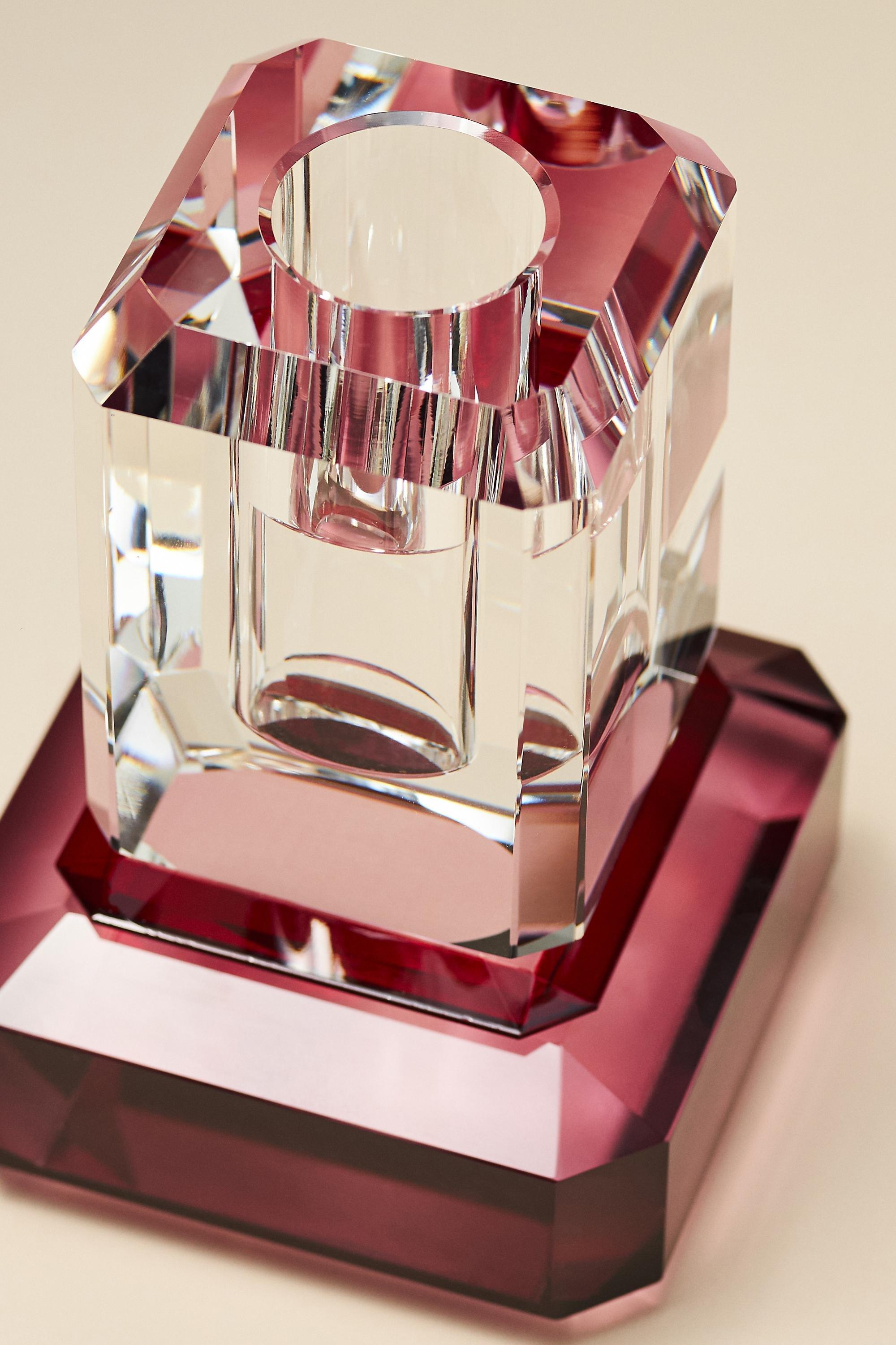Cut Glass Vase, Purple, A501_0515, large image number 2