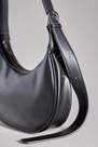 Anthropologie - The Brea Faux Leather Shoulder Bag, Black