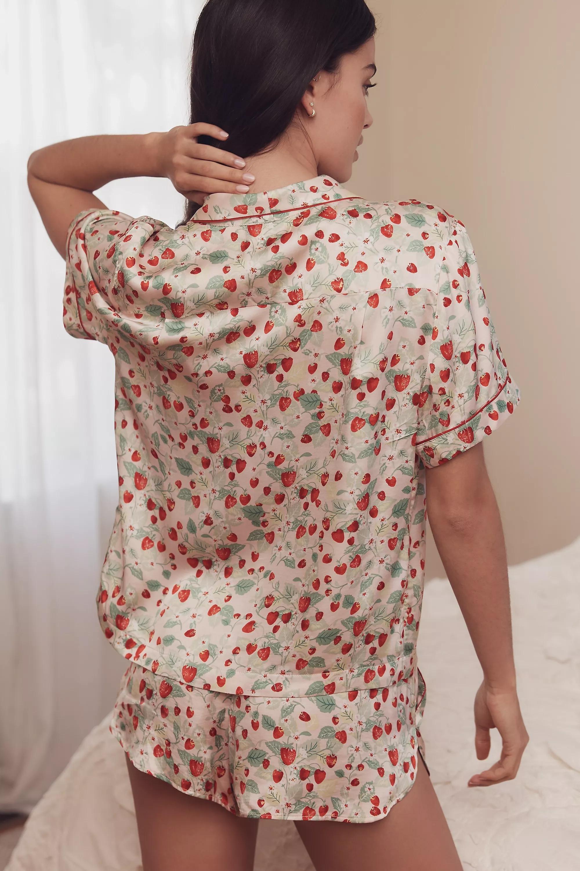 Anthropologie Floral Nightwear Sets, White, , large image number 1