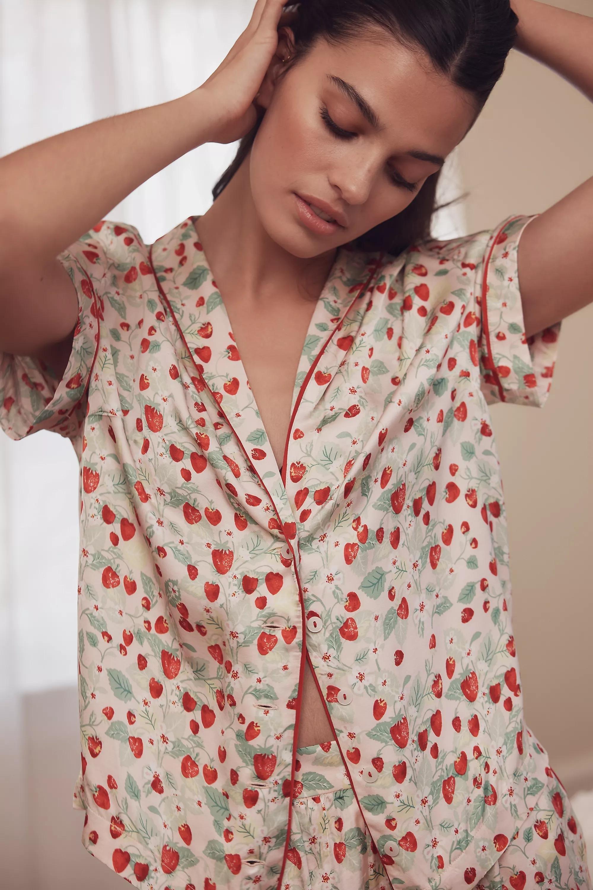 Anthropologie Floral Nightwear Sets, White, , large image number 2