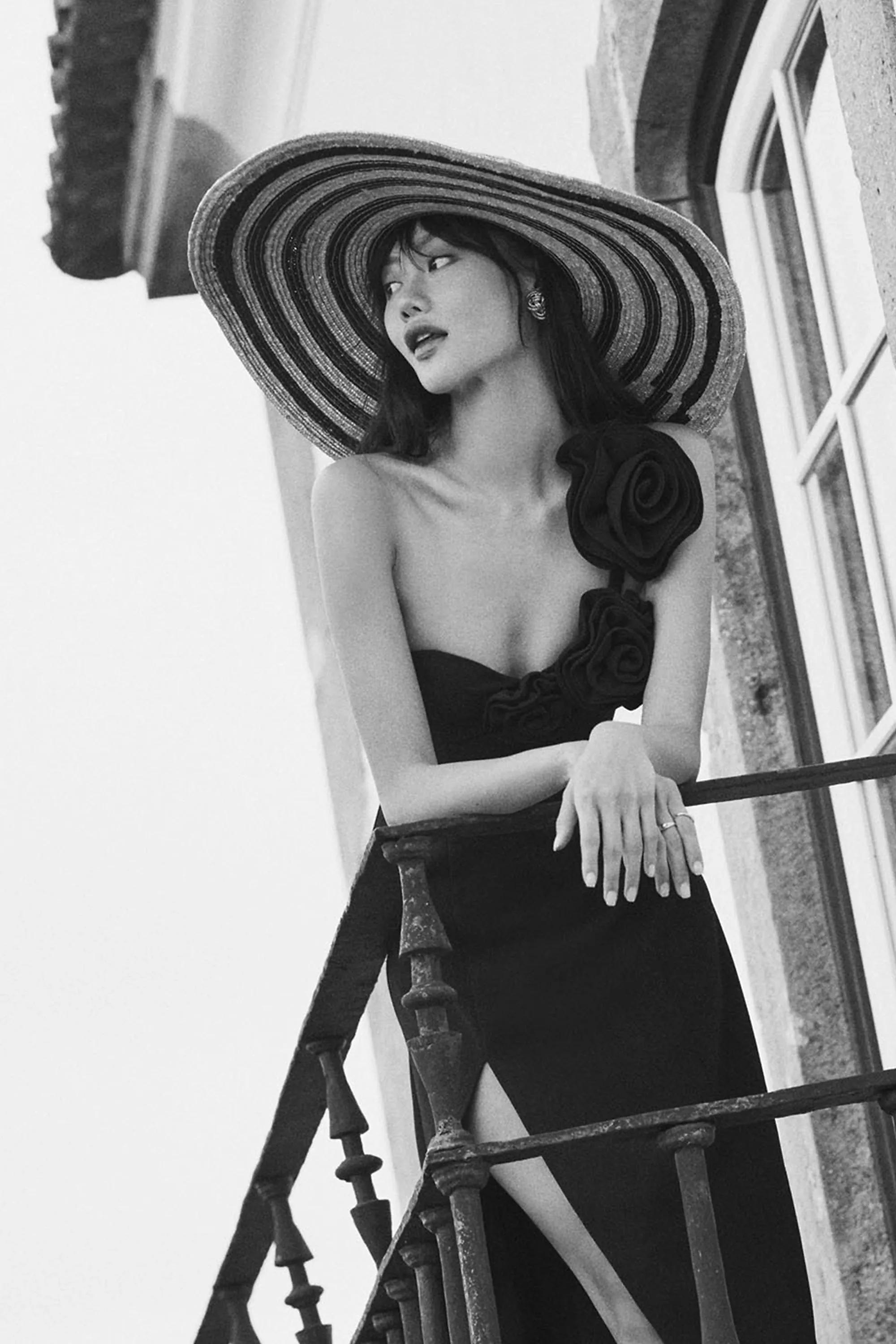 Wyeth Straw Stripe Floppy Hat, Beige, A501_0111, large image number 0